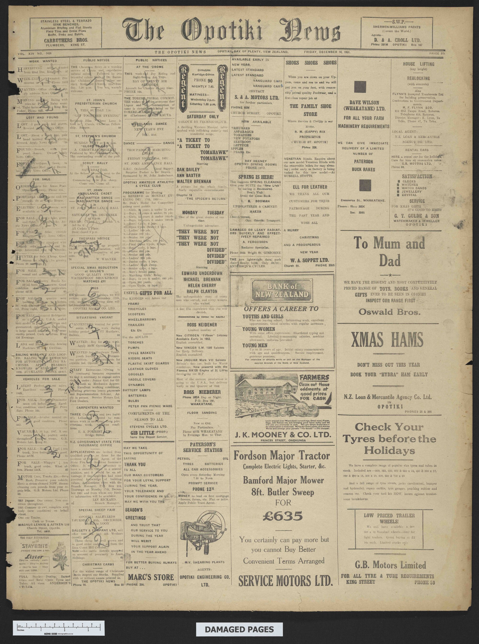 1951-12-14 Opotiki News