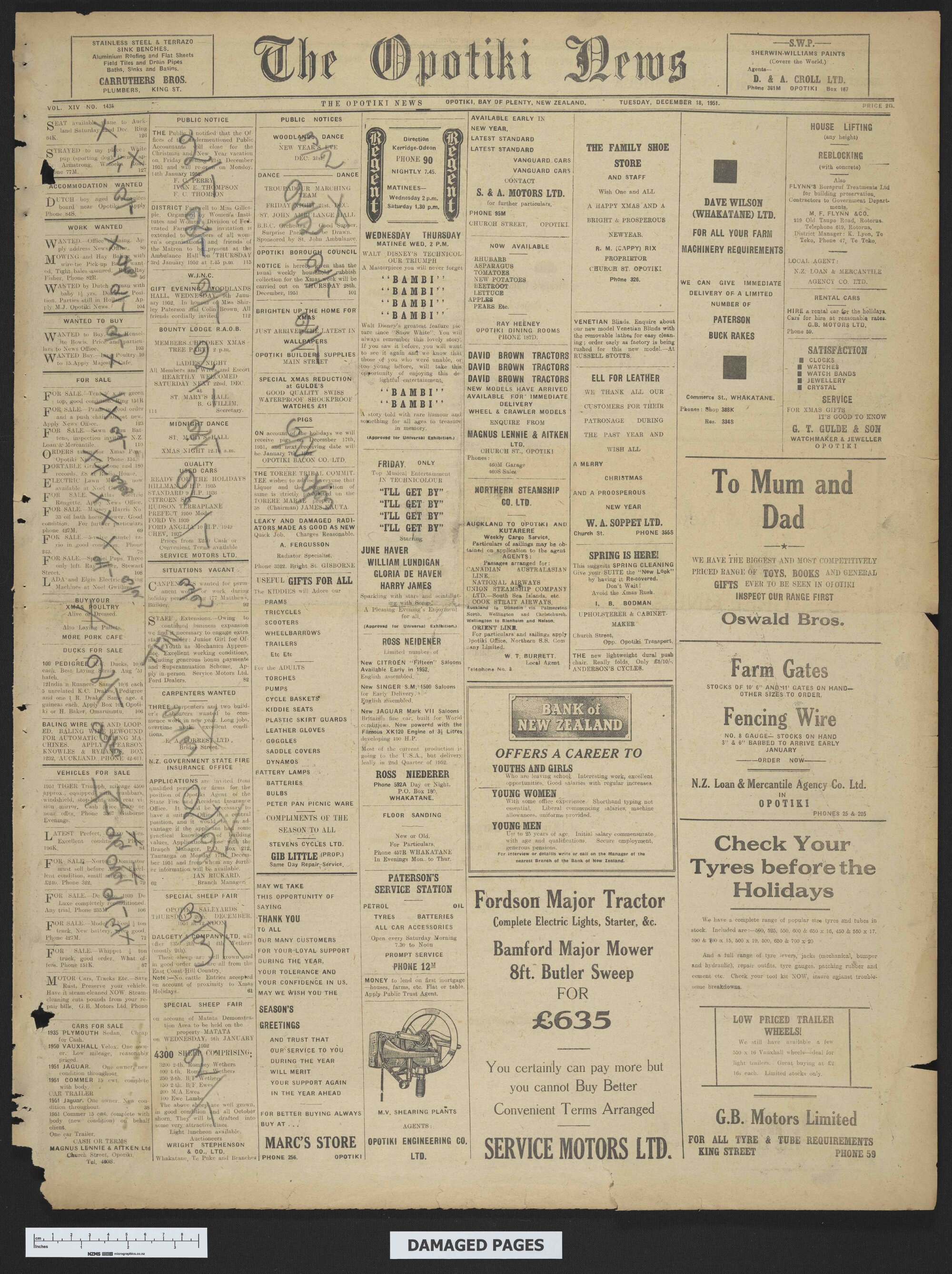 1951-12-18 Opotiki News
