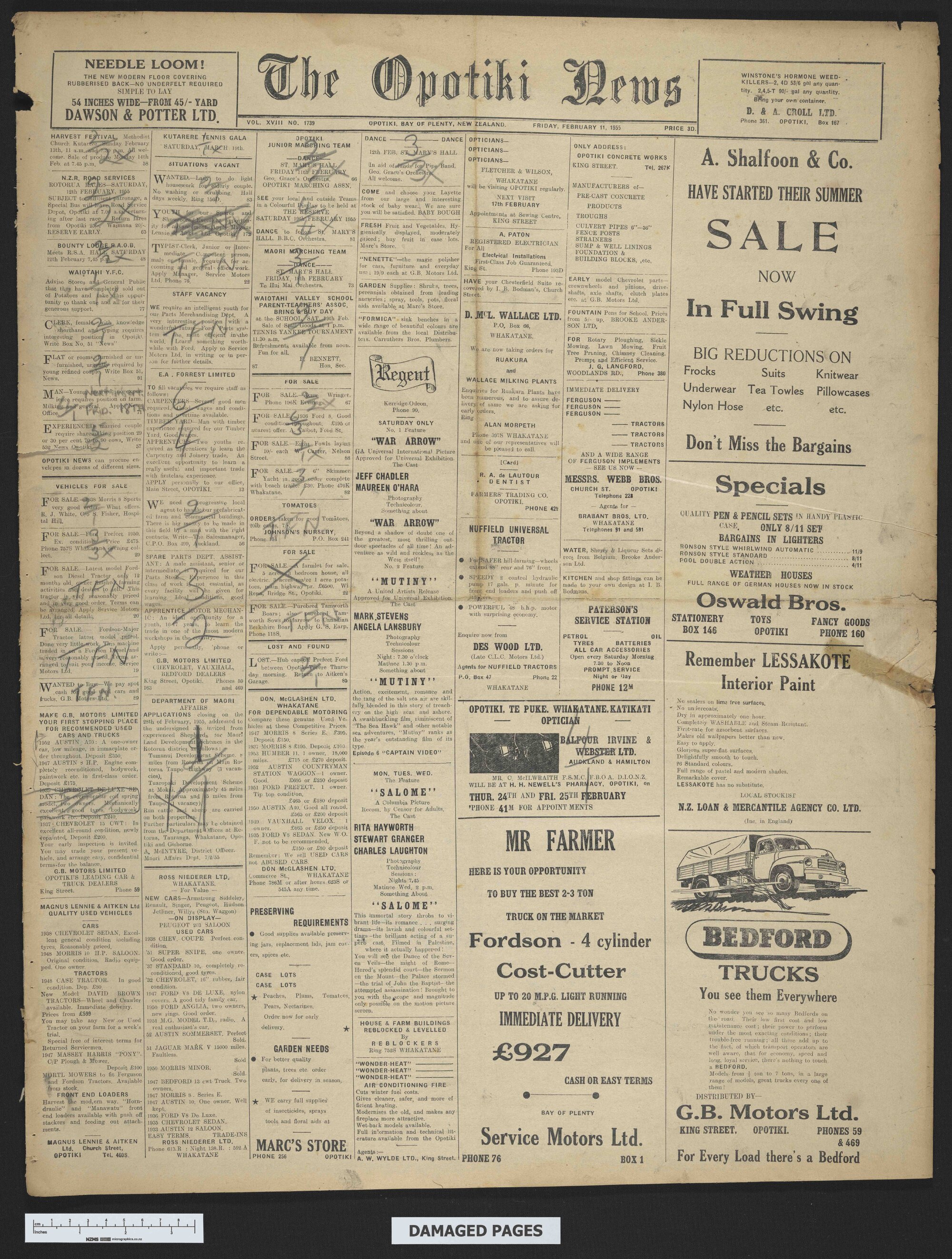 1955-02-11 Opotiki News
