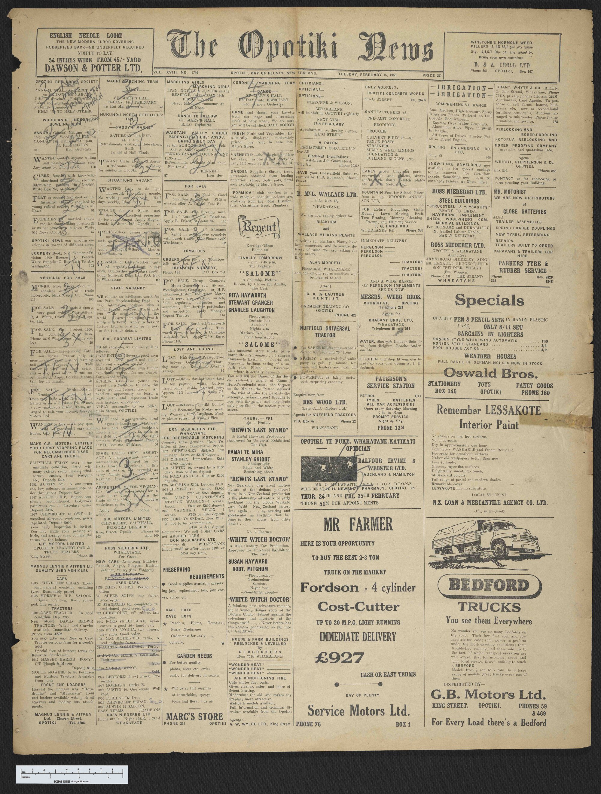 1955-02-15 Opotiki News