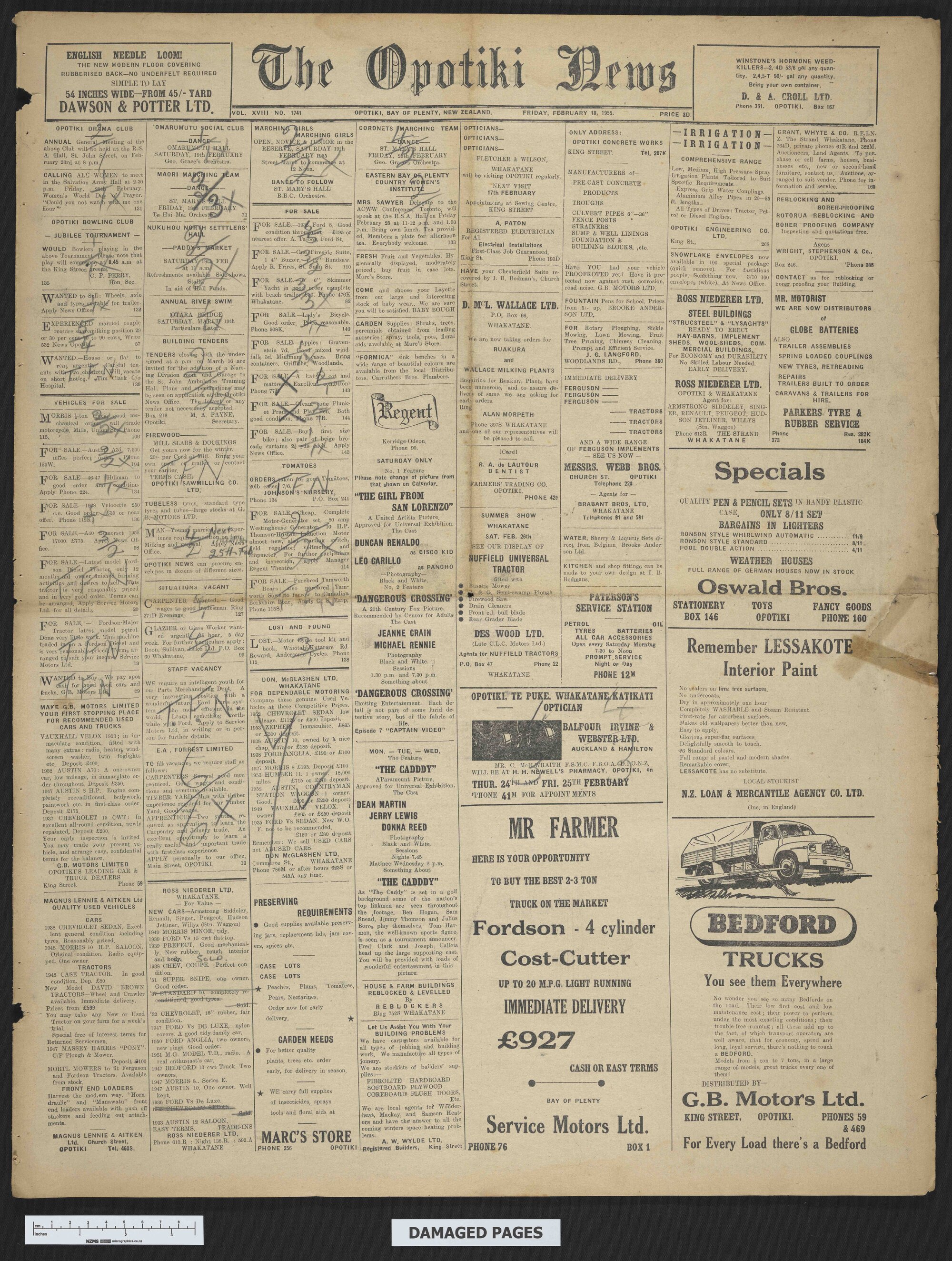 1955-02-18 Opotiki News