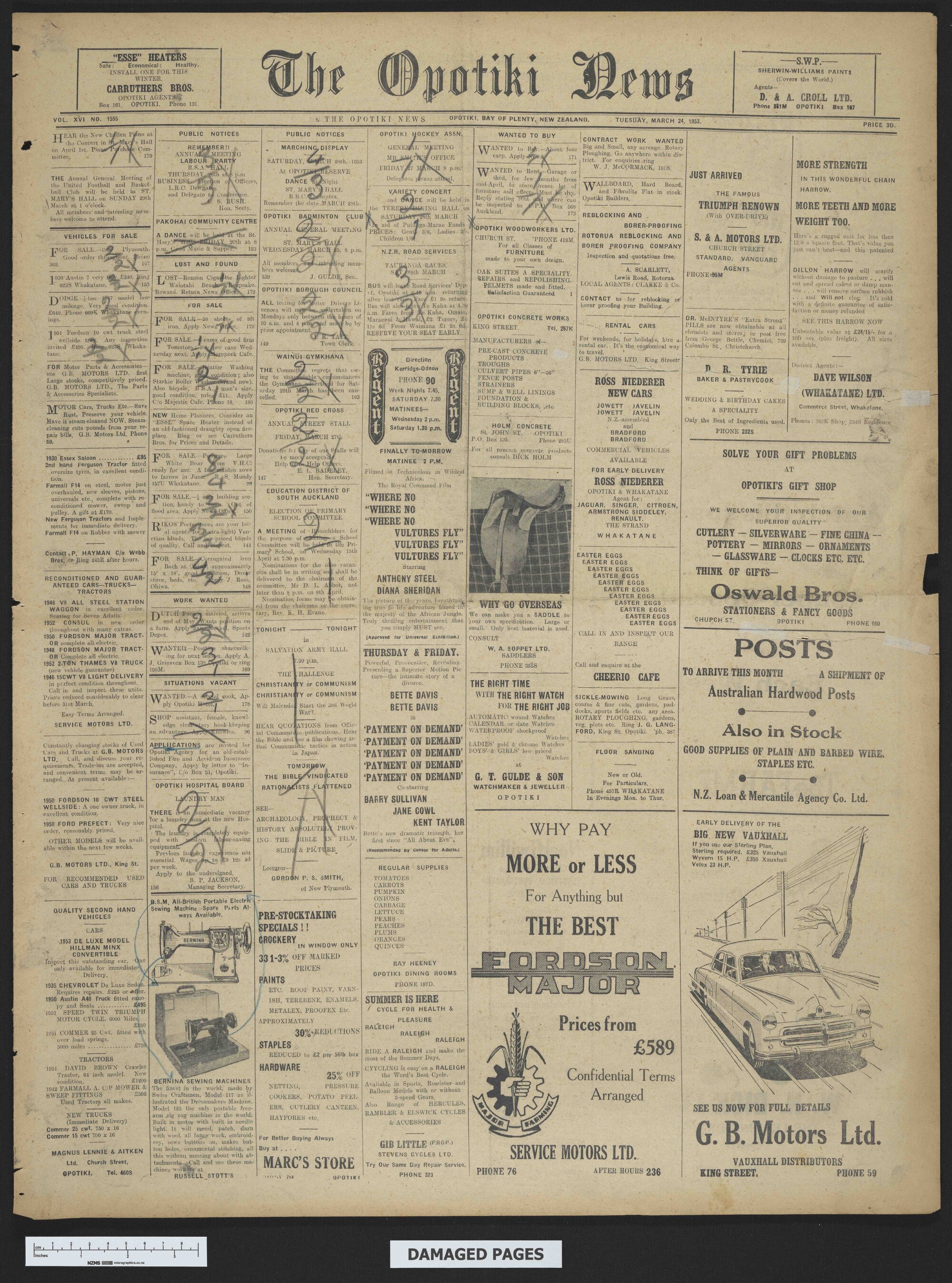 1953-03-24 Opotiki News