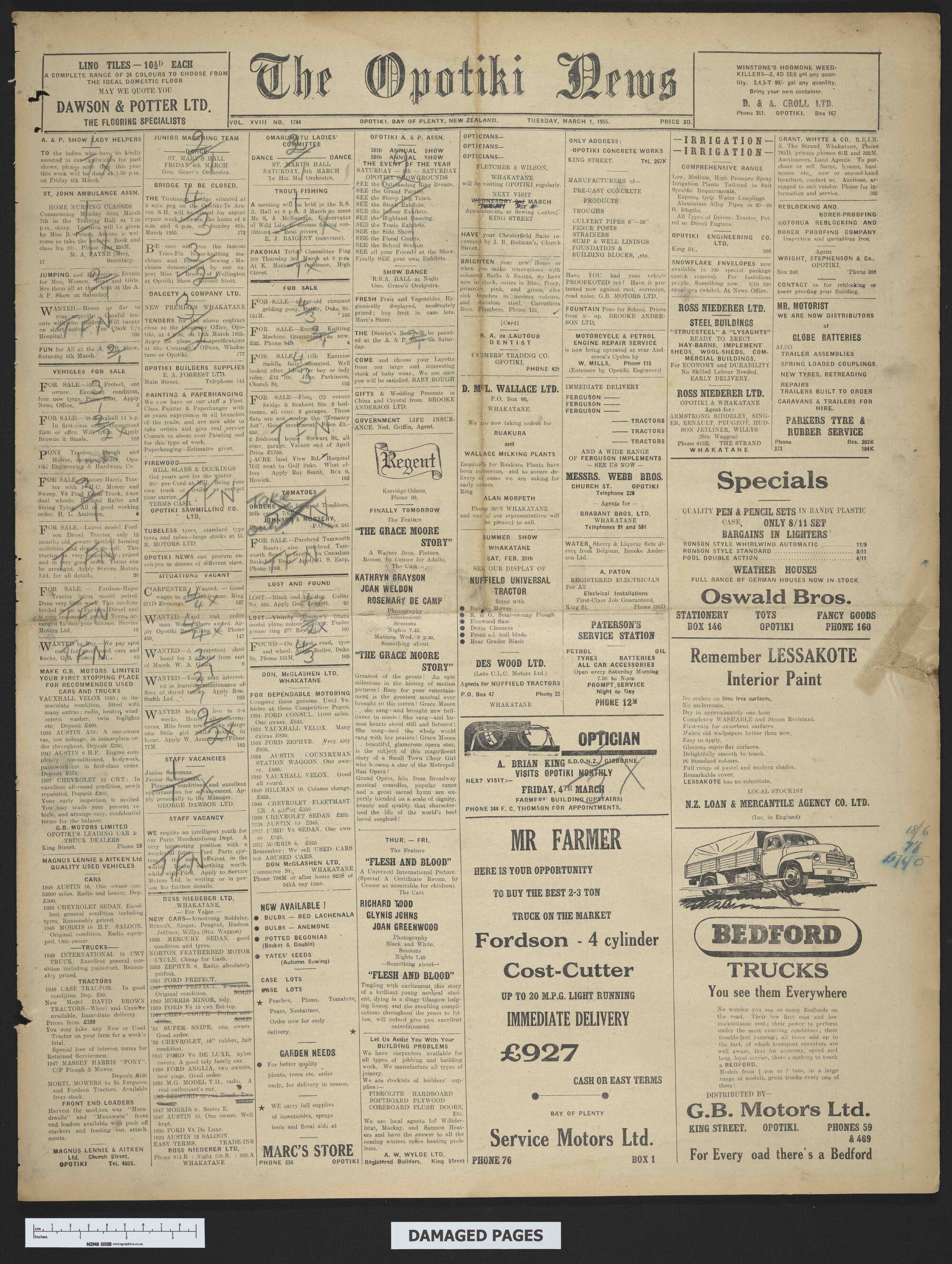 1955-03-01 Opotiki News