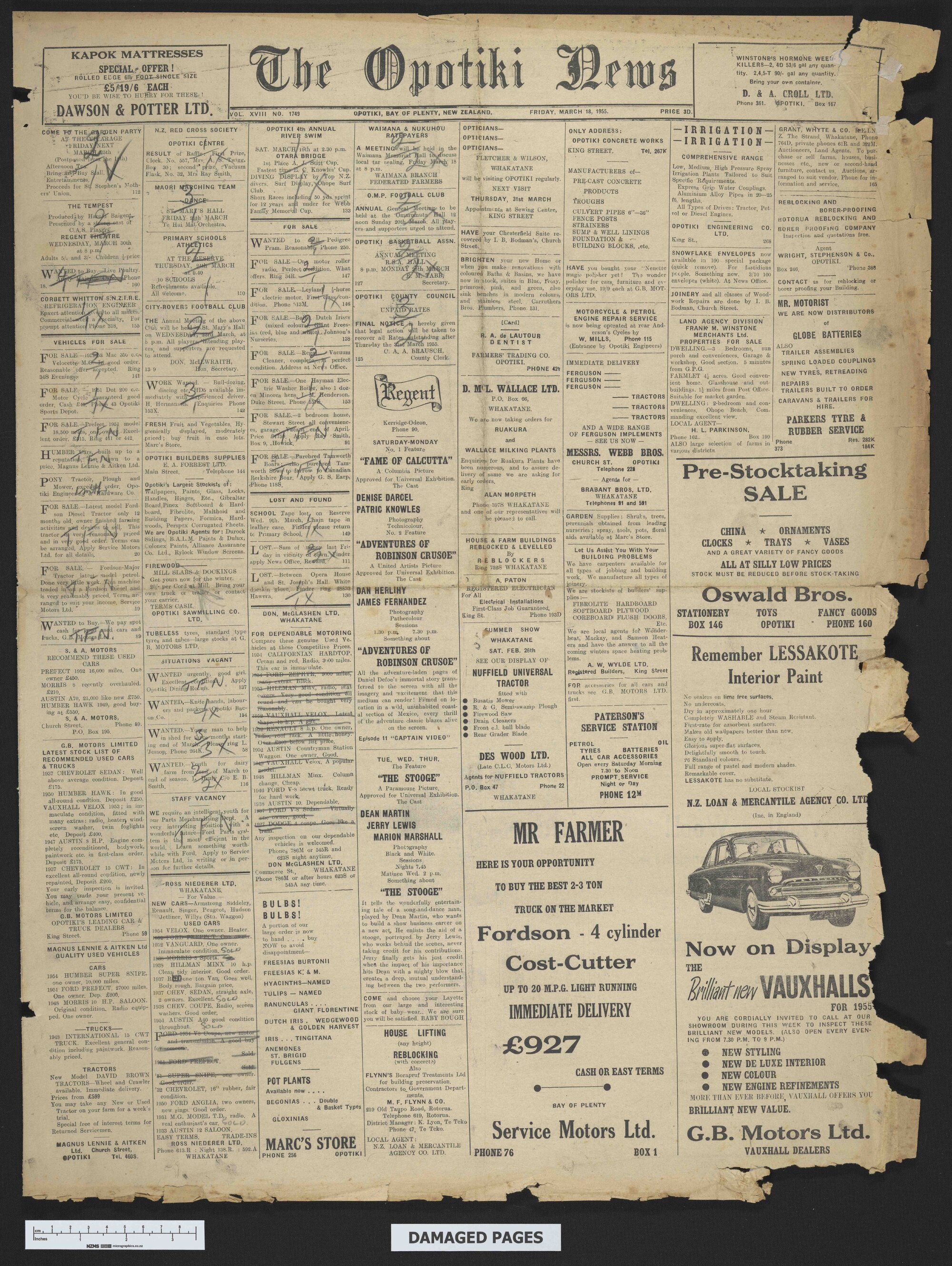 1955-03-18 Opotiki News