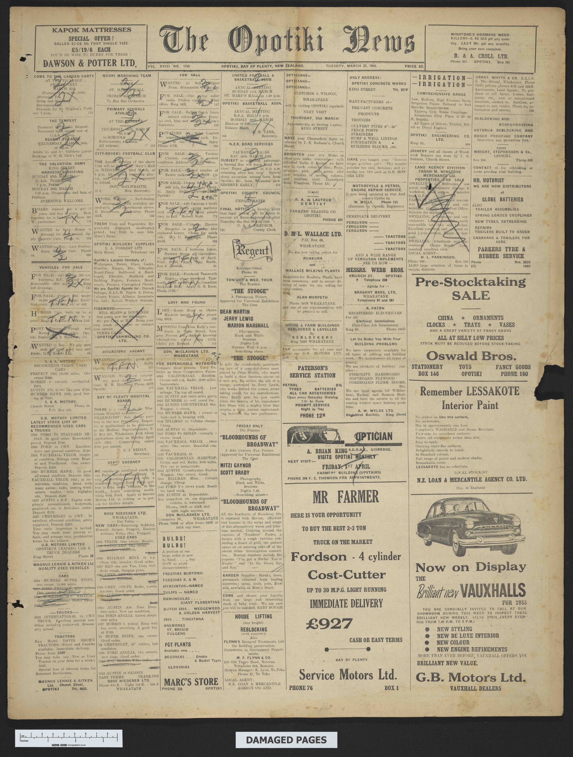 1955-03-22 Opotiki News