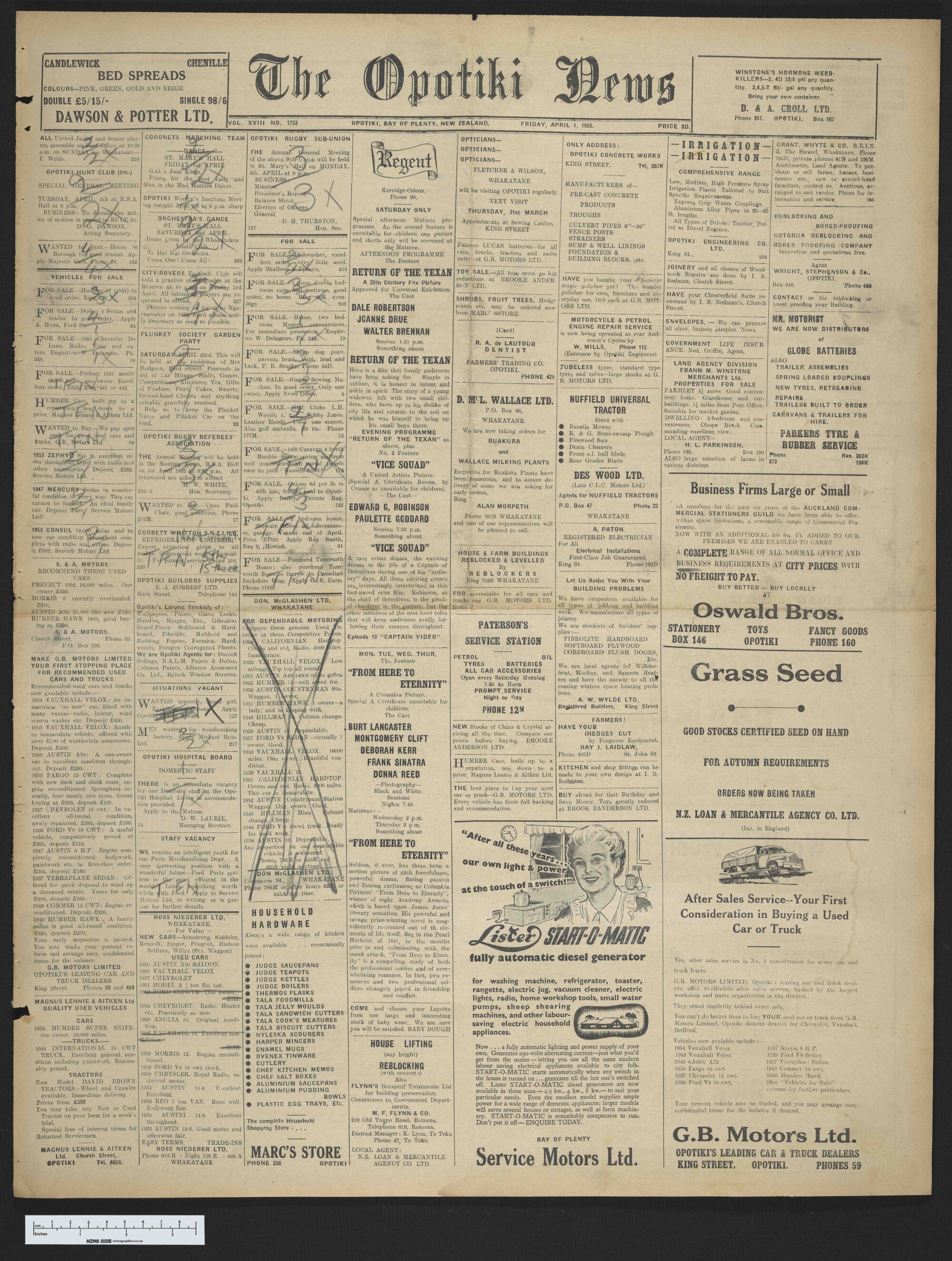1955-04-01 Opotiki News