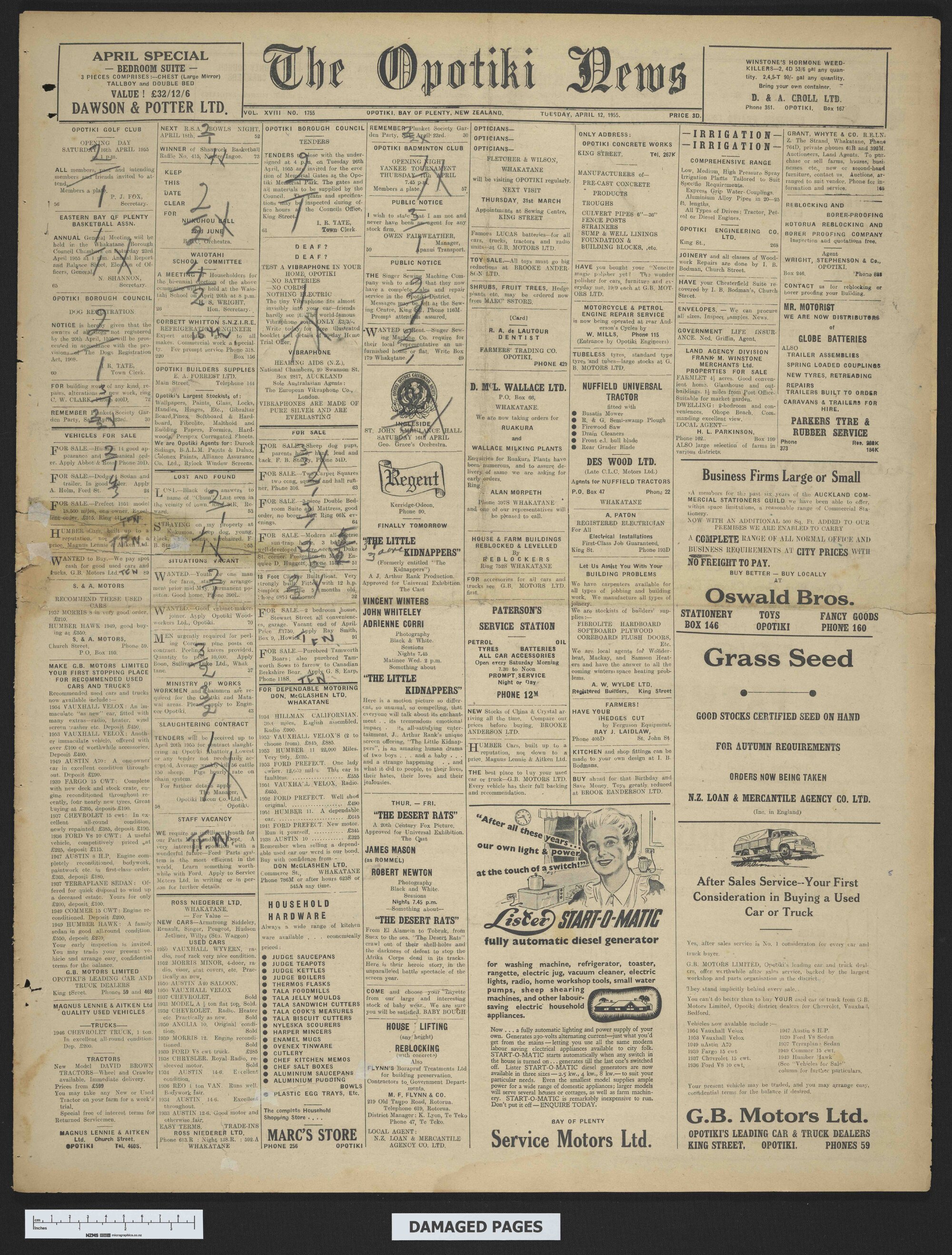 1955-04-12 Opotiki News