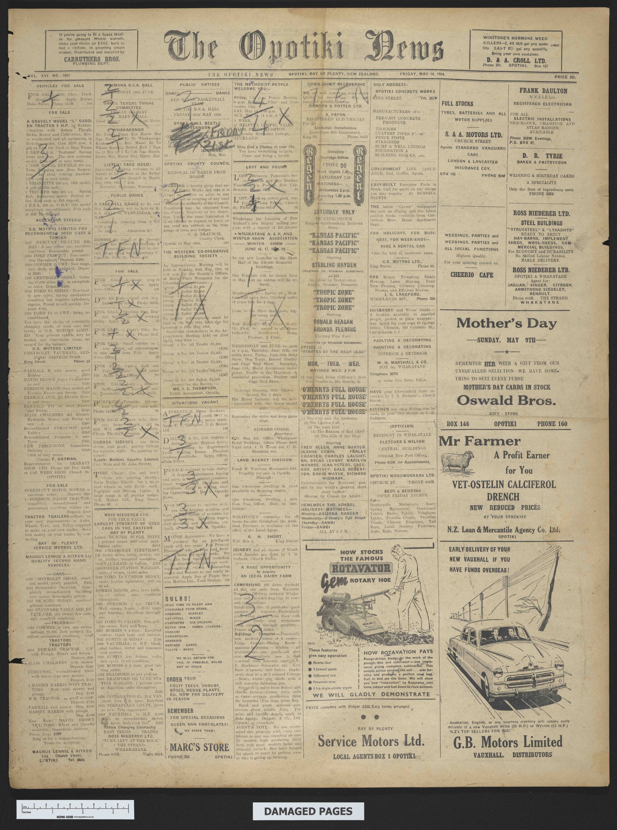1954-05-14 Opotiki News