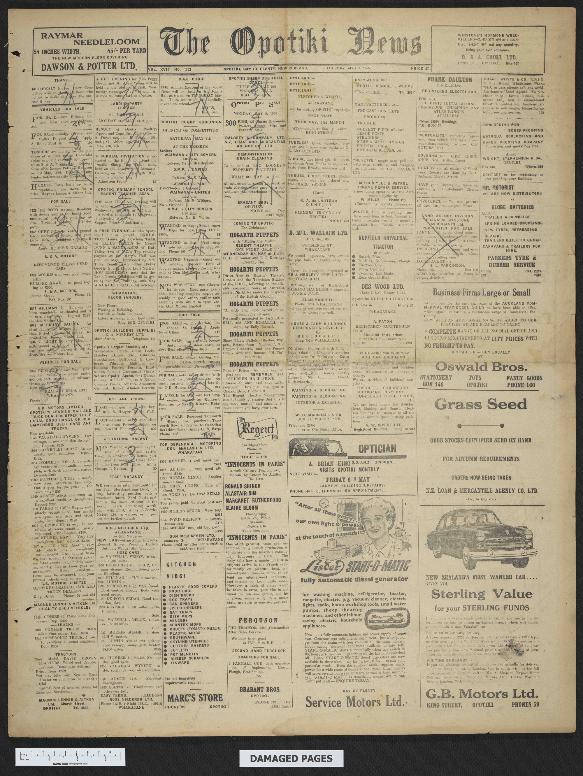 1955-05-03 Opotiki News