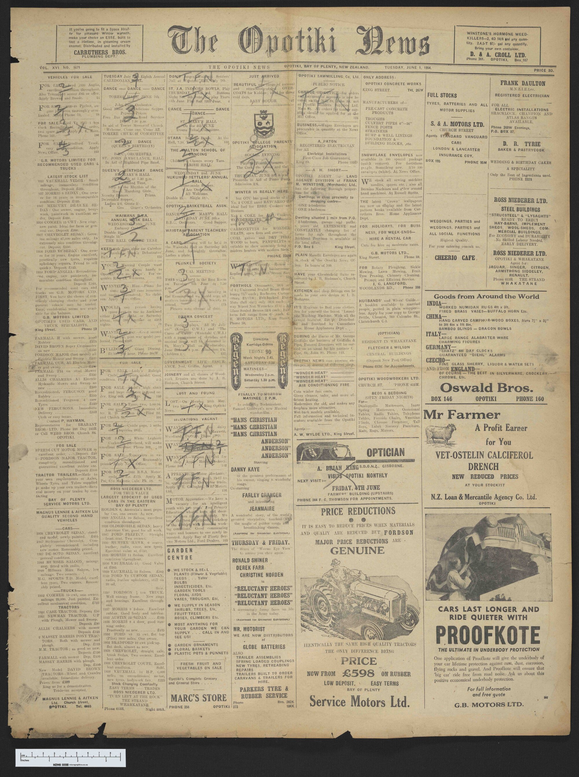 1954-06-01 Opotiki News