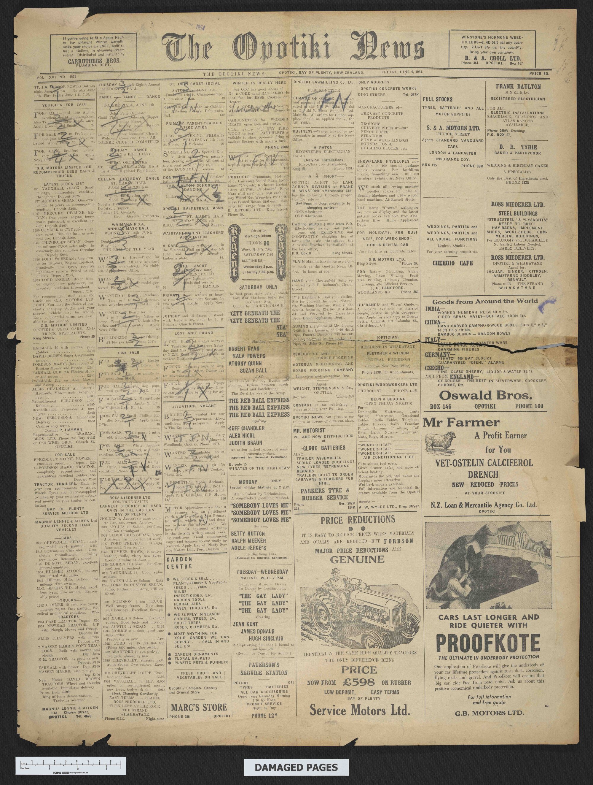 1954-06-04 Opotiki News