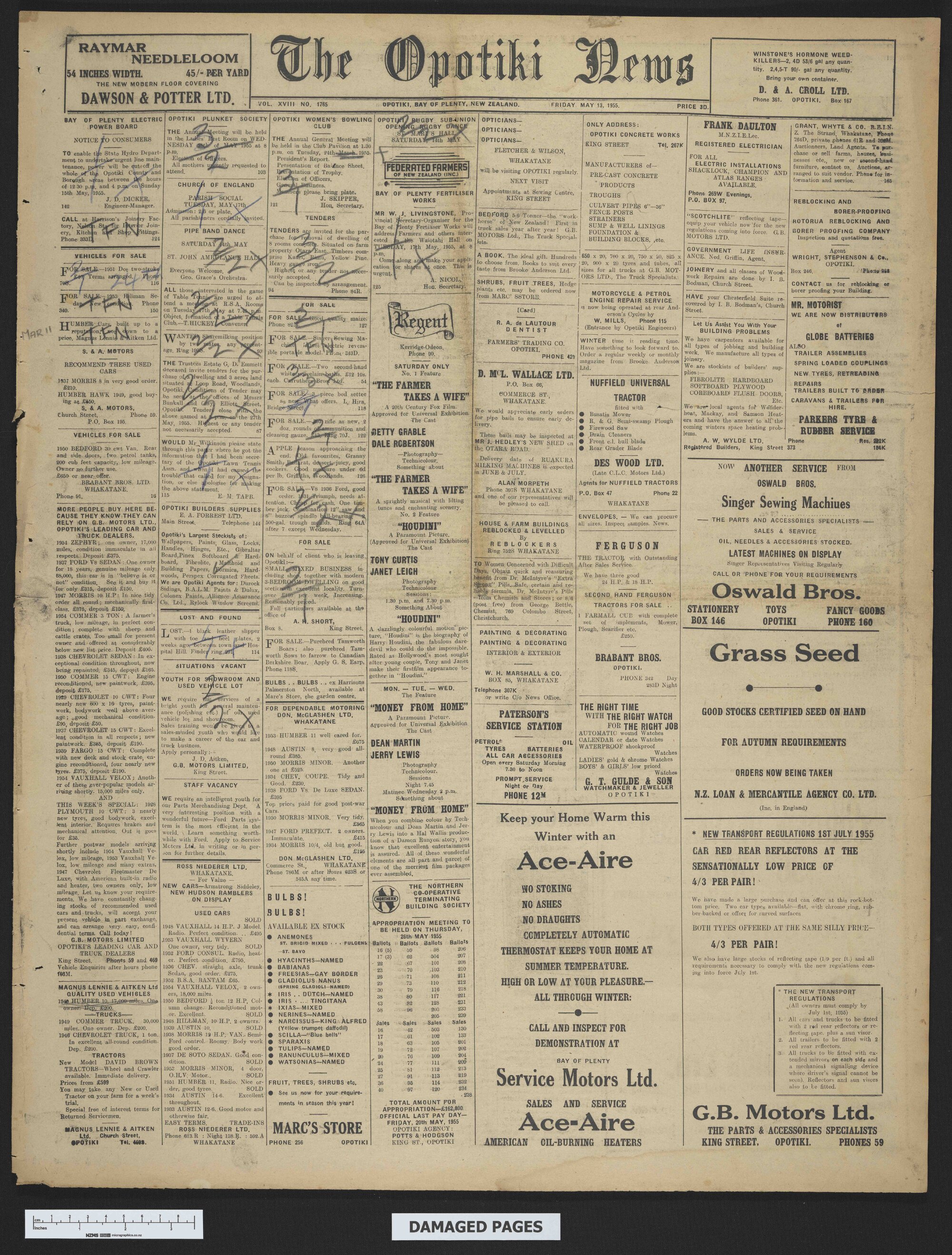 1955-05-13 Opotiki News