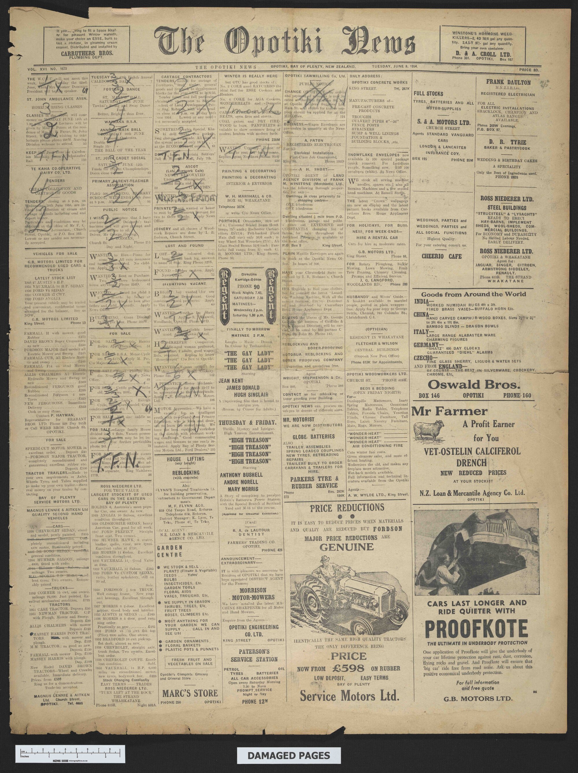1954-06-08 Opotiki News
