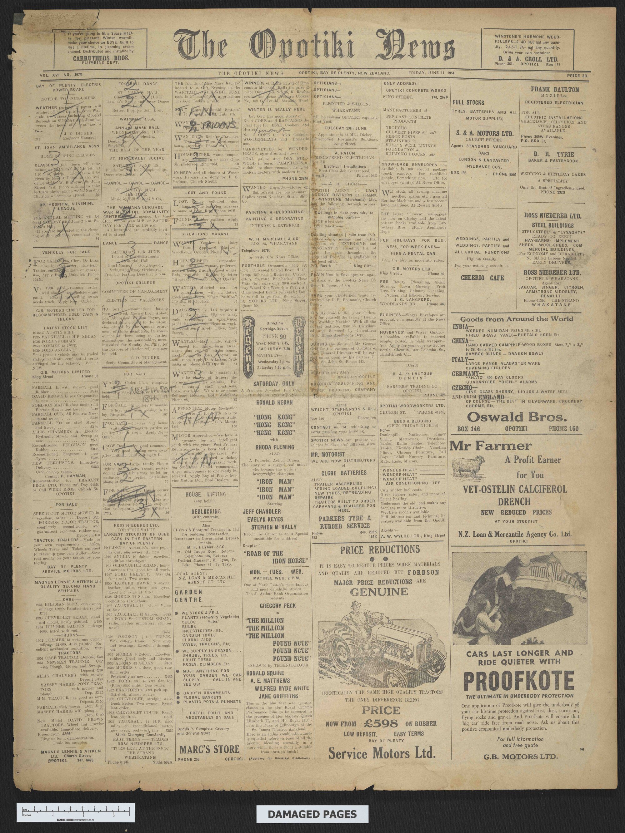 1954-06-11 Opotiki News