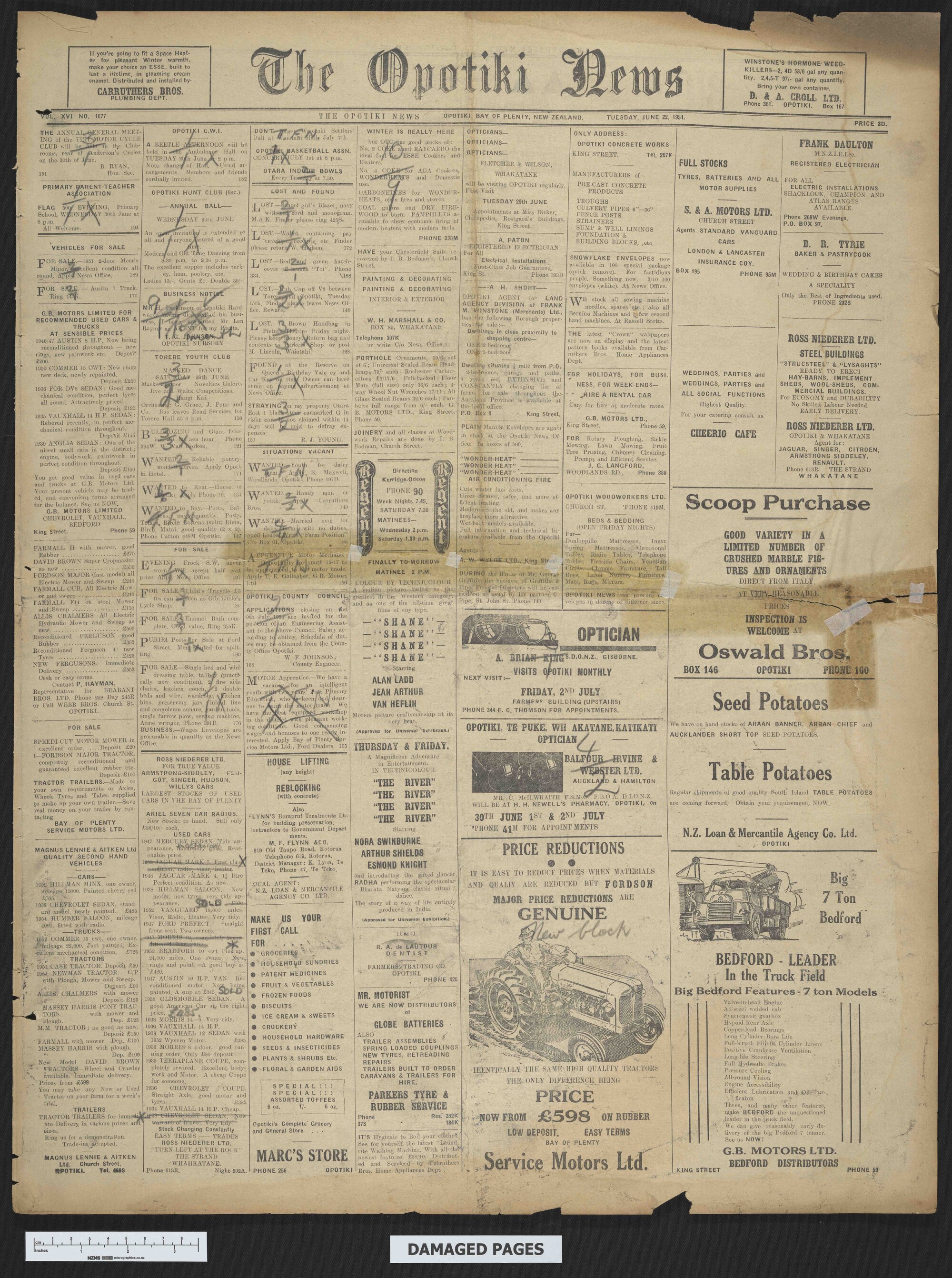 1954-06-22 Opotiki News