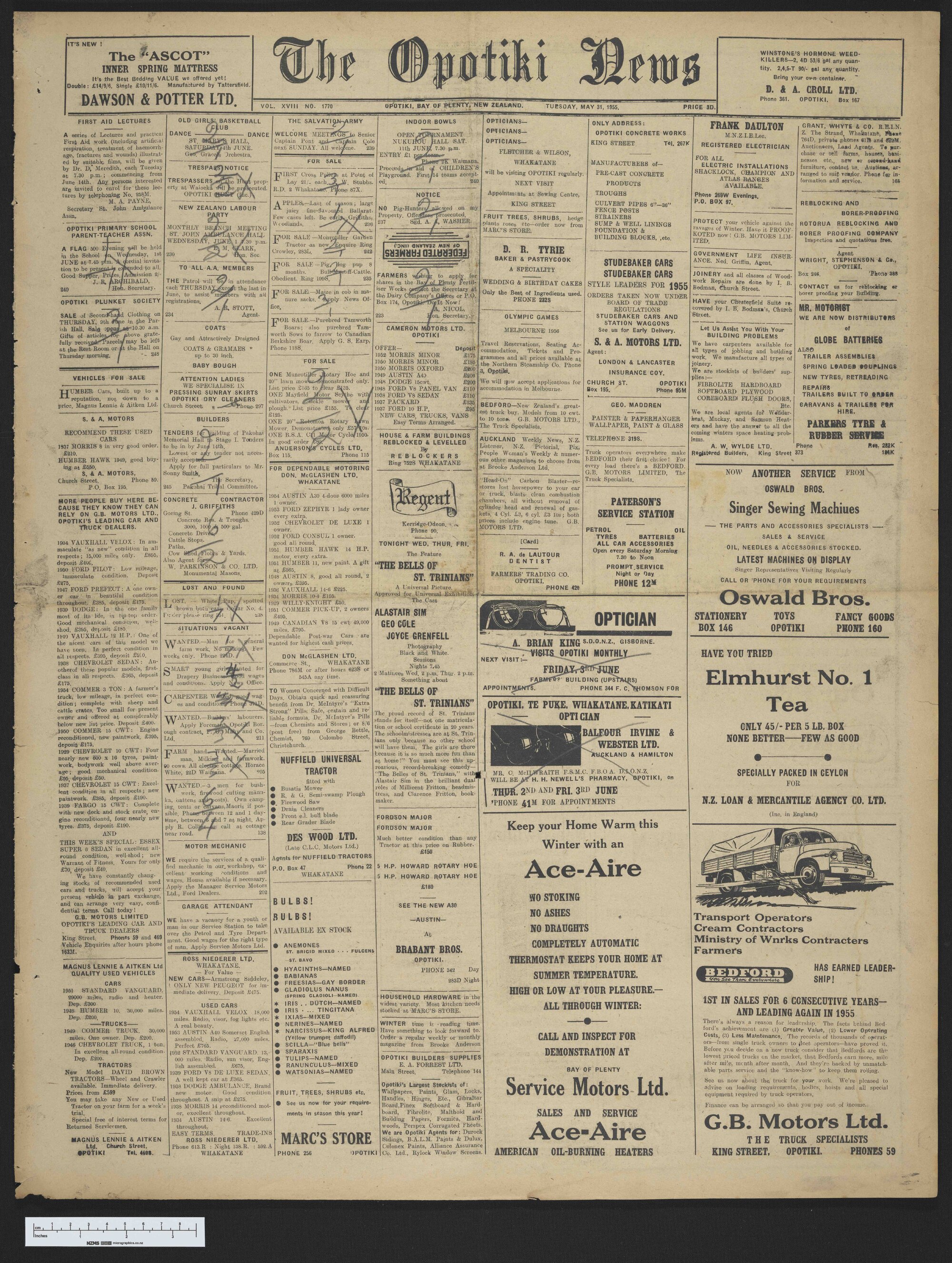 1955-05-31 Opotiki News