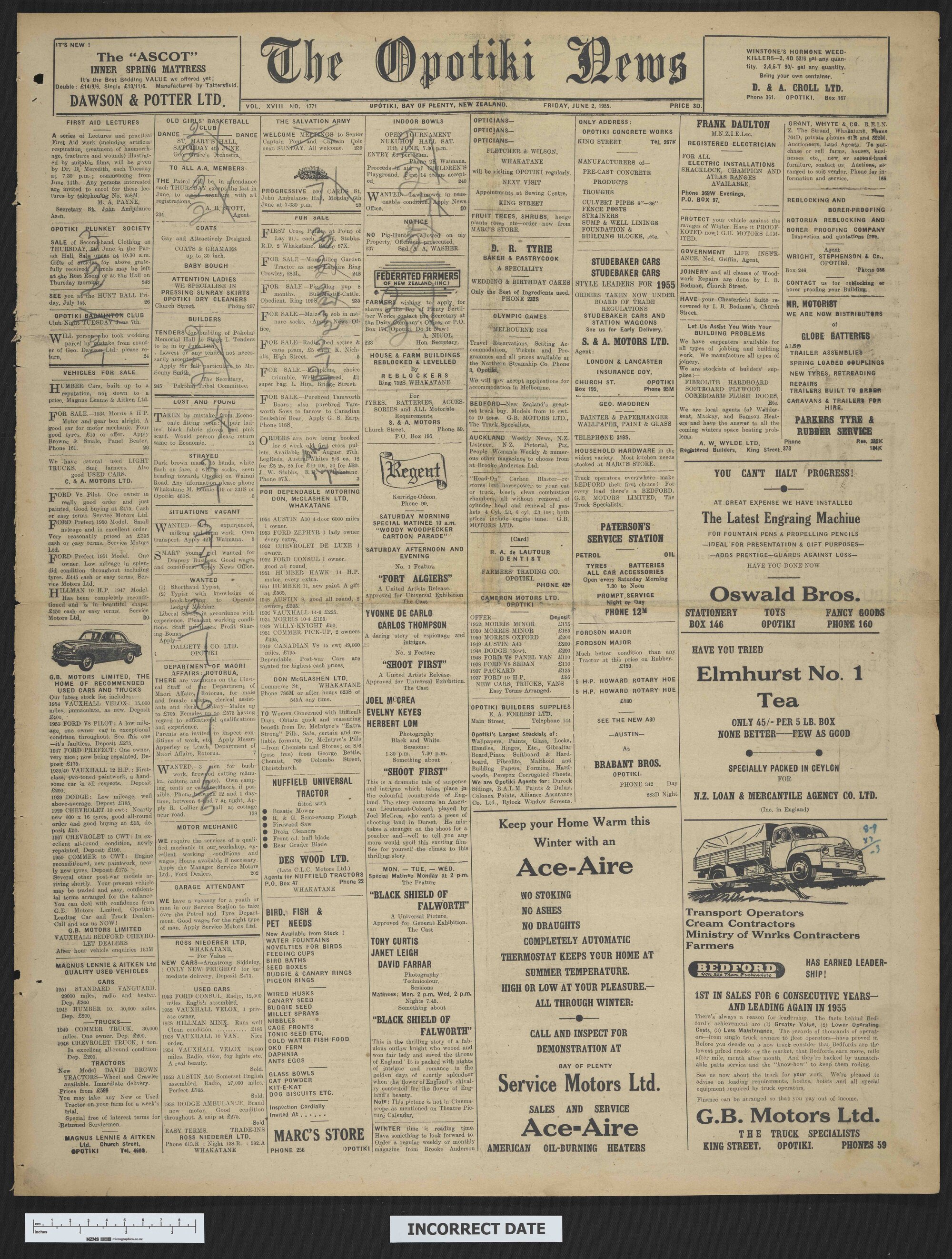 1955-06-03 Opotiki News