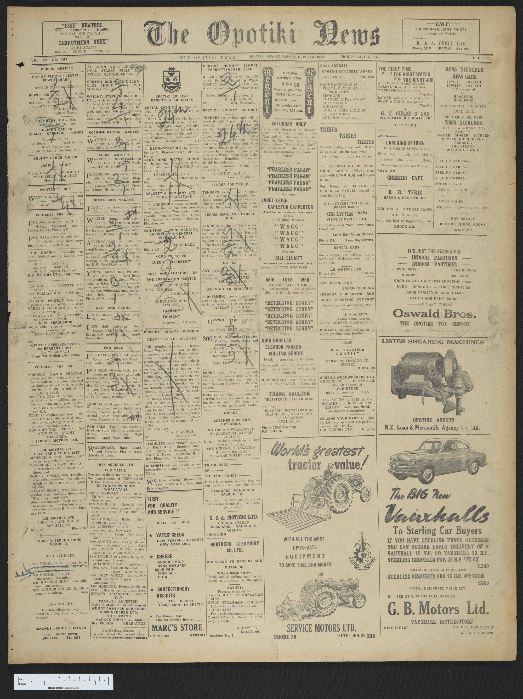 1953-07-17 Opotiki News