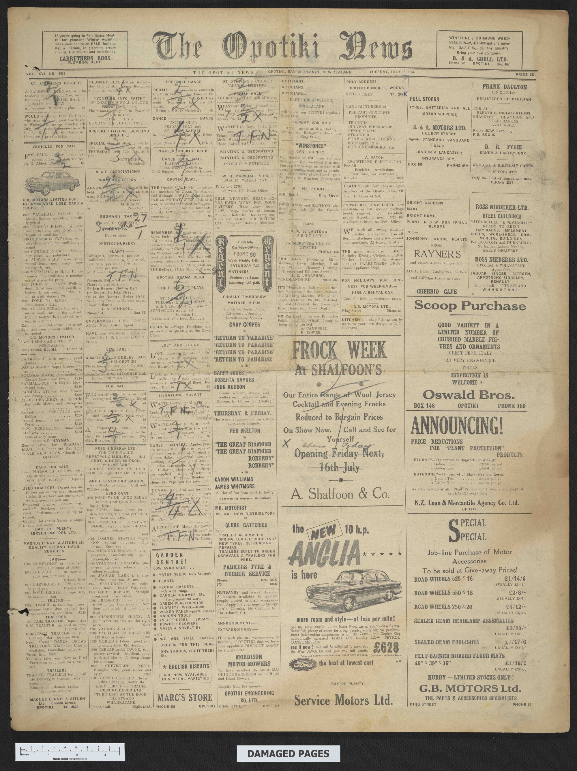 1954-07-13 Opotiki News