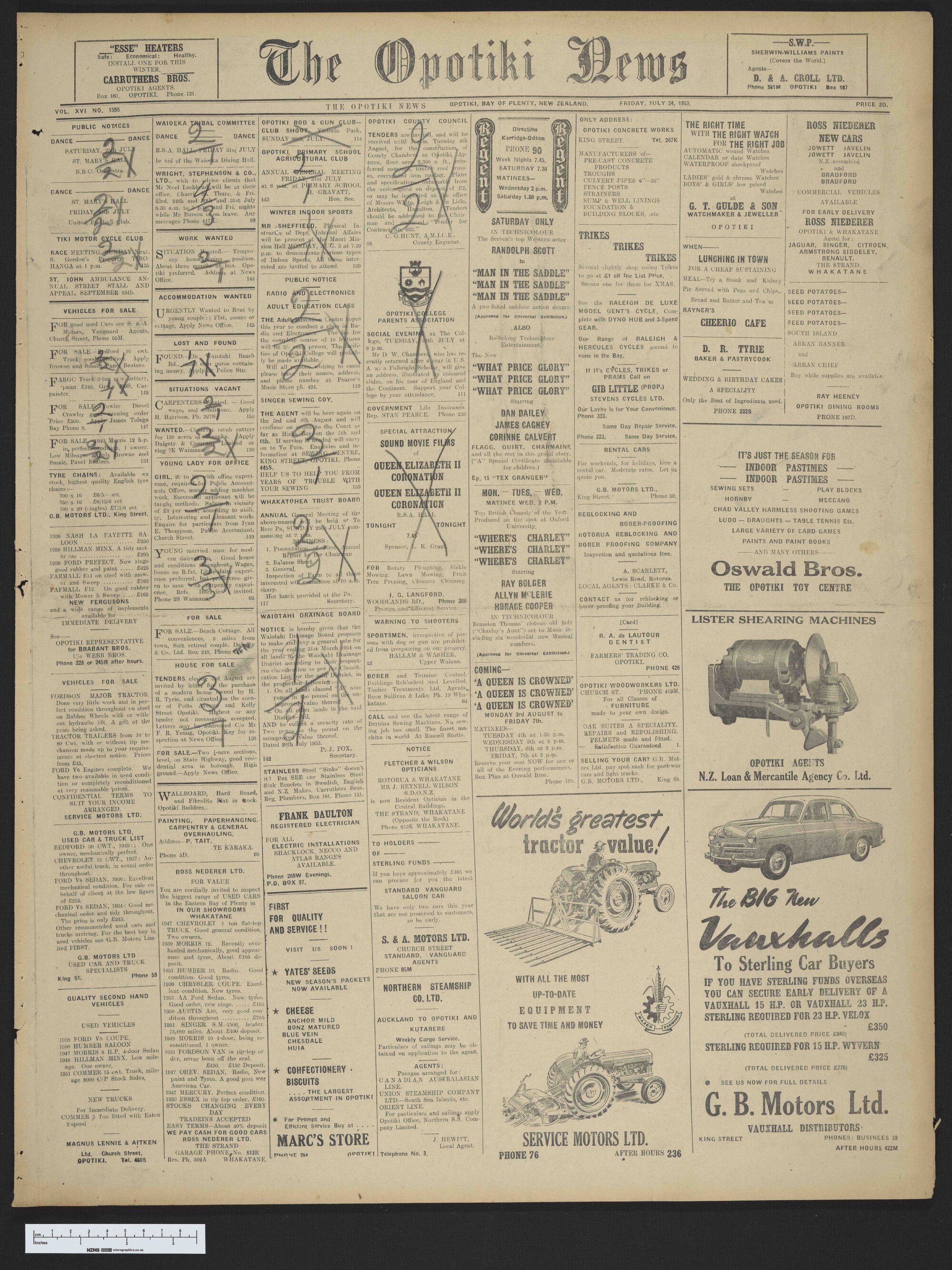 1953-07-24 Opotiki News