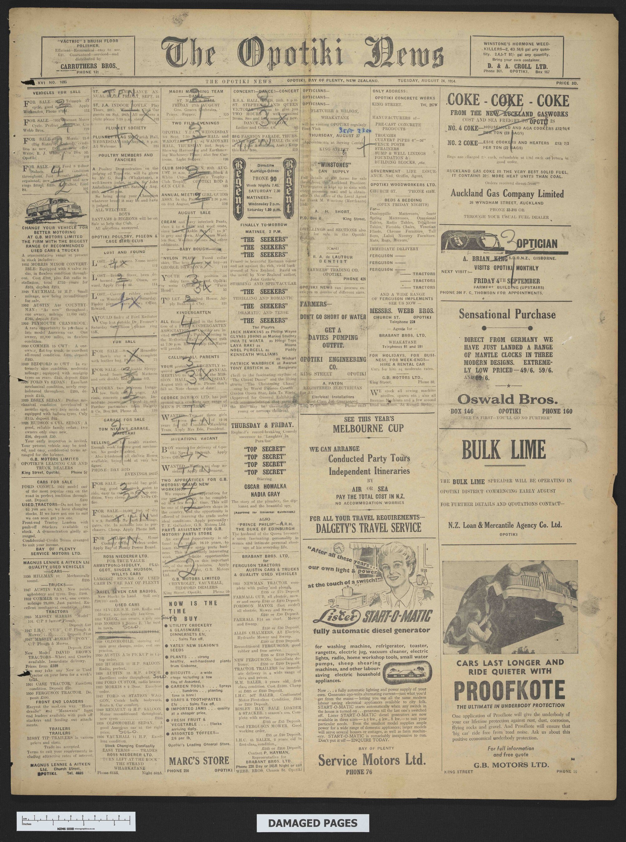 1954-08-24 Opotiki News