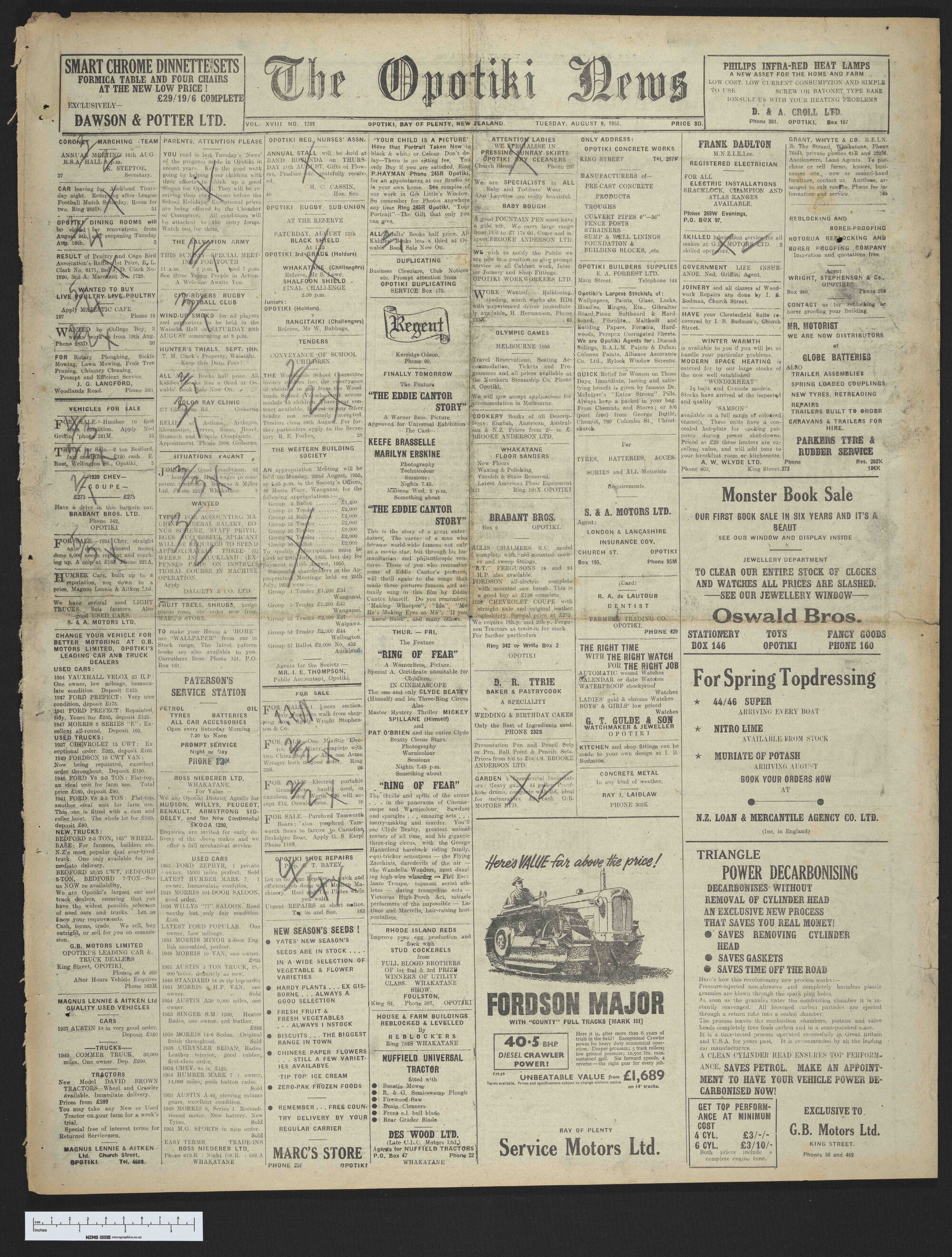 1955-08-09 Opotiki News