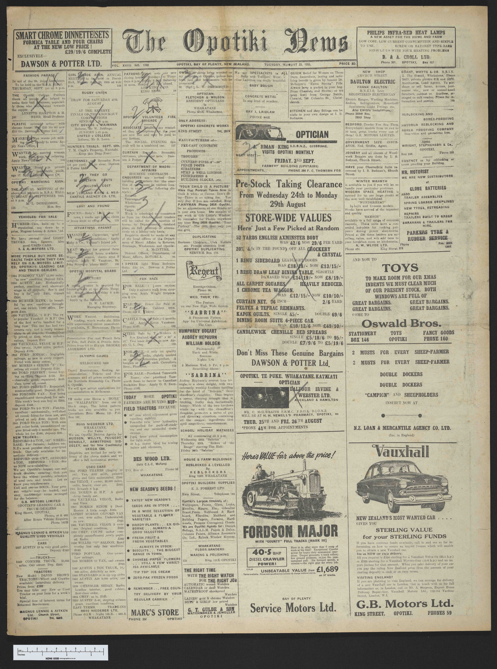 1955-08-23 Opotiki News