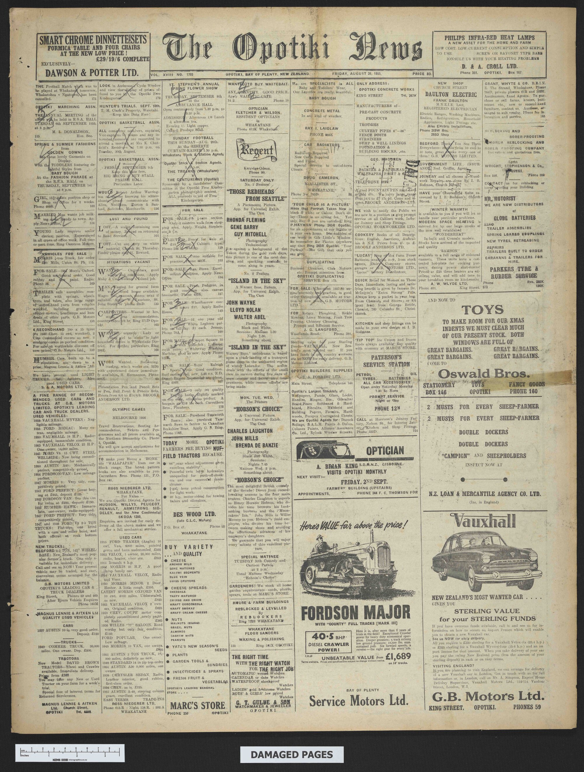 1955-08-26 Opotiki News