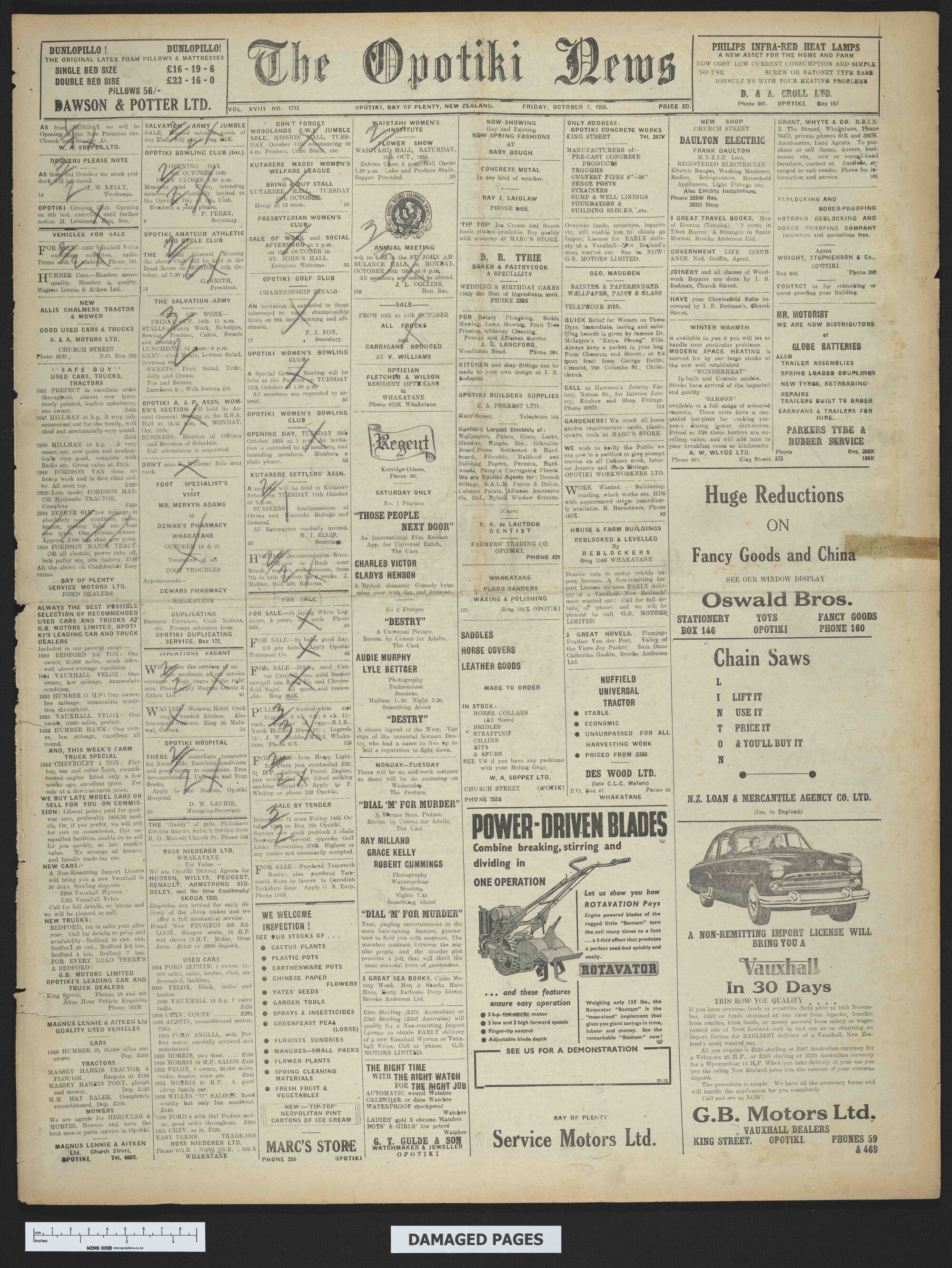 1955-10-07 Opotiki News