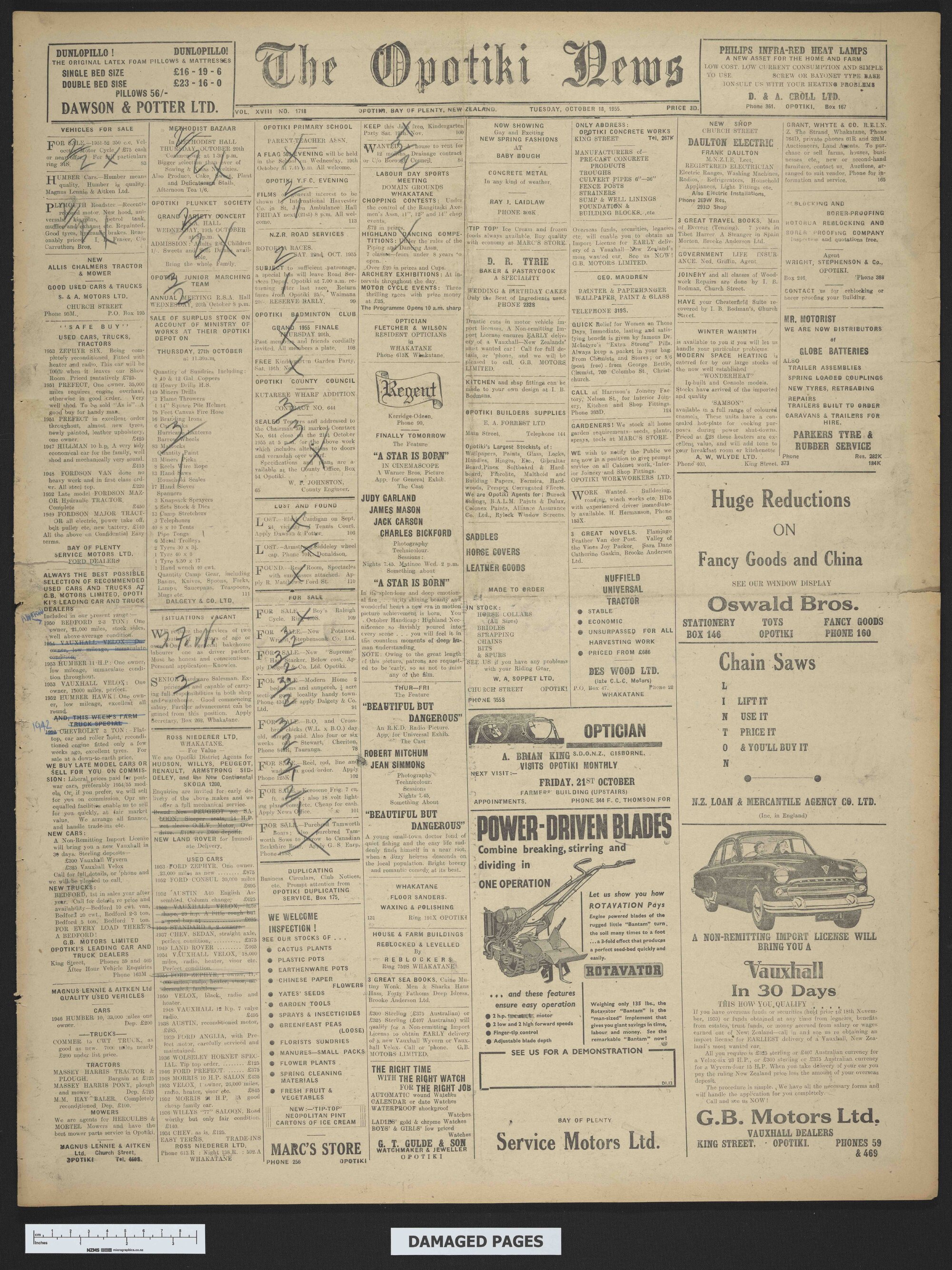 1955-10-18 Opotiki News