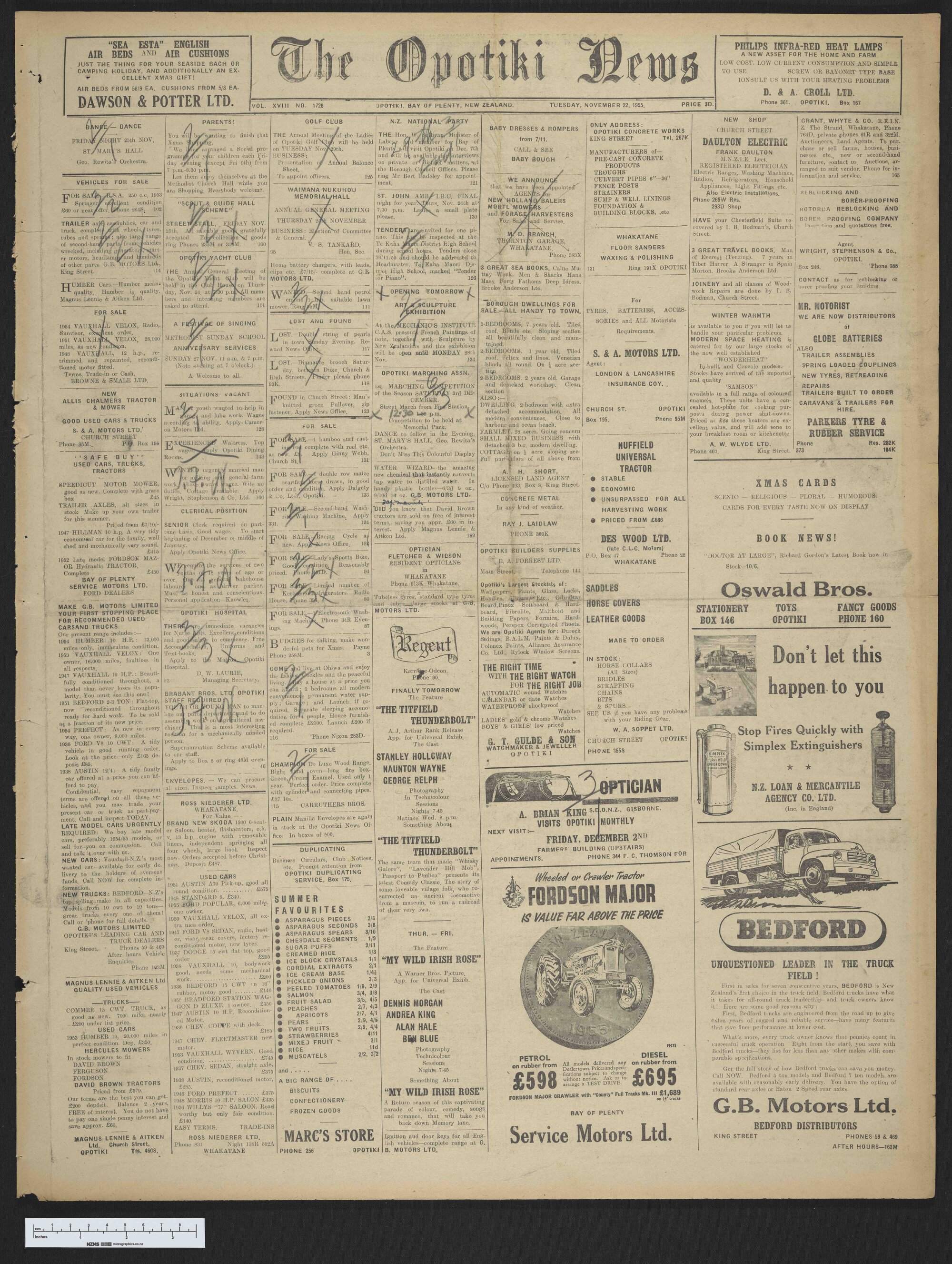 1955-11-22 Opotiki News