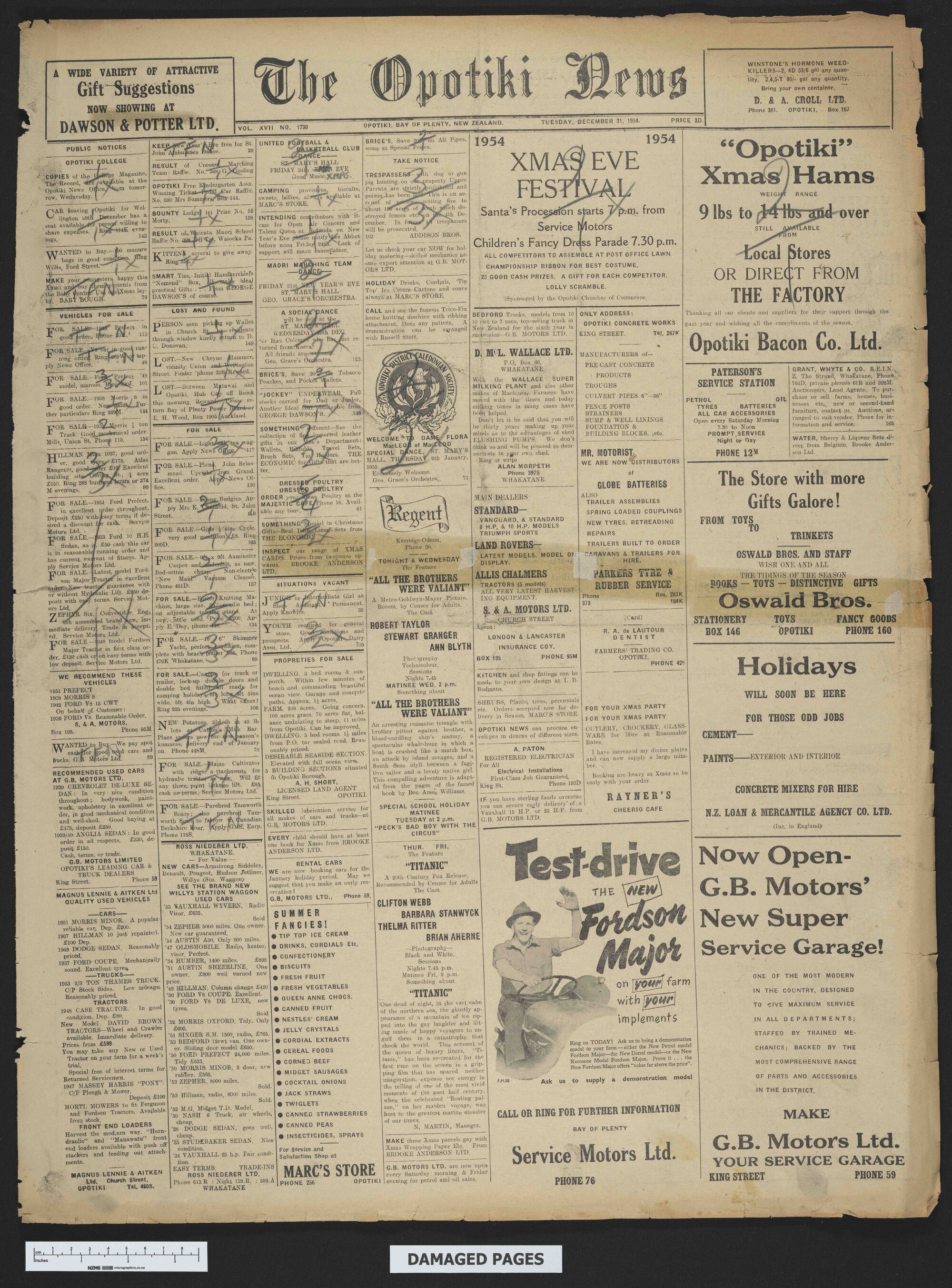 1954-12-21 Opotiki News