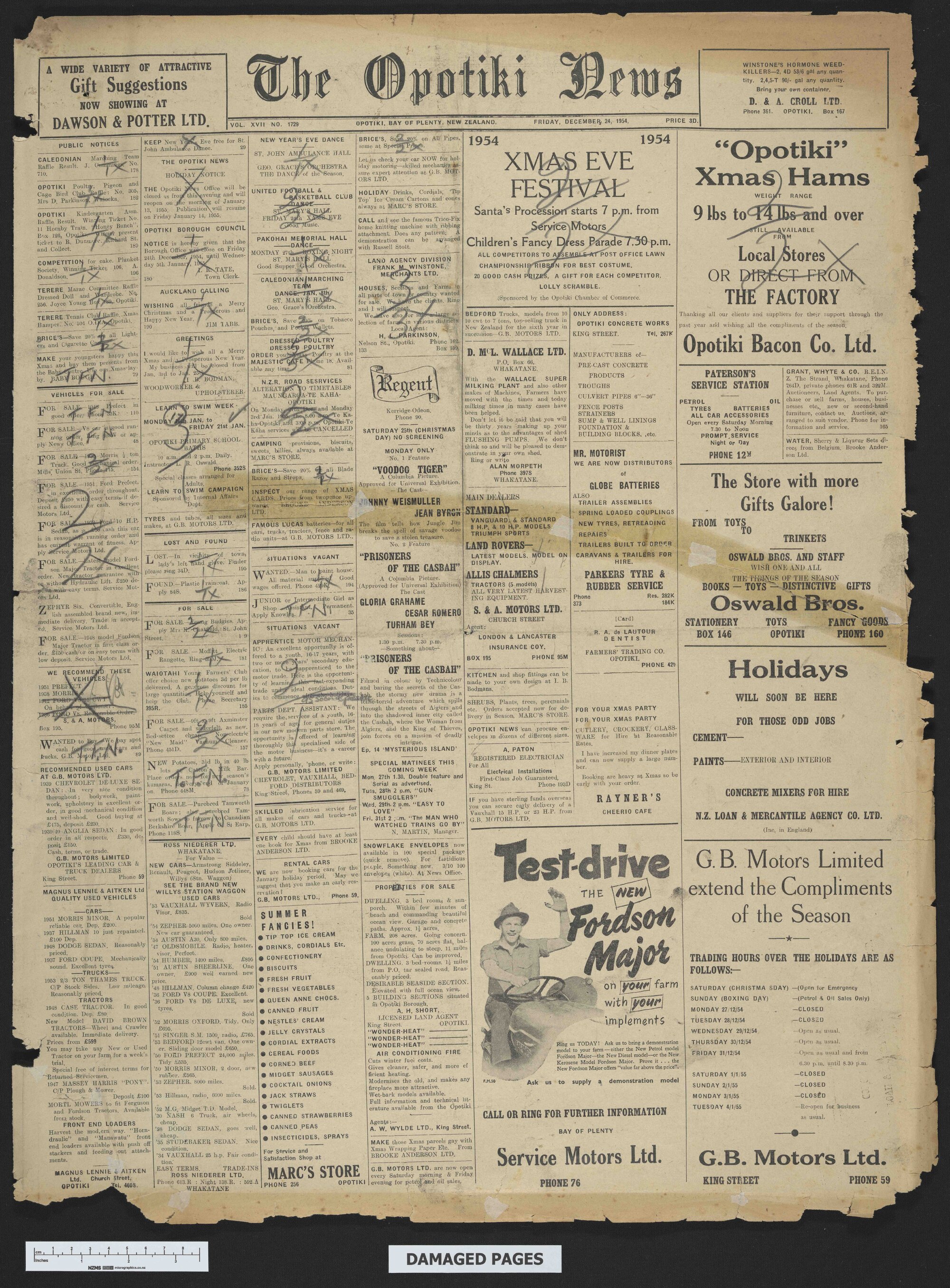 1954-12-24 Opotiki News