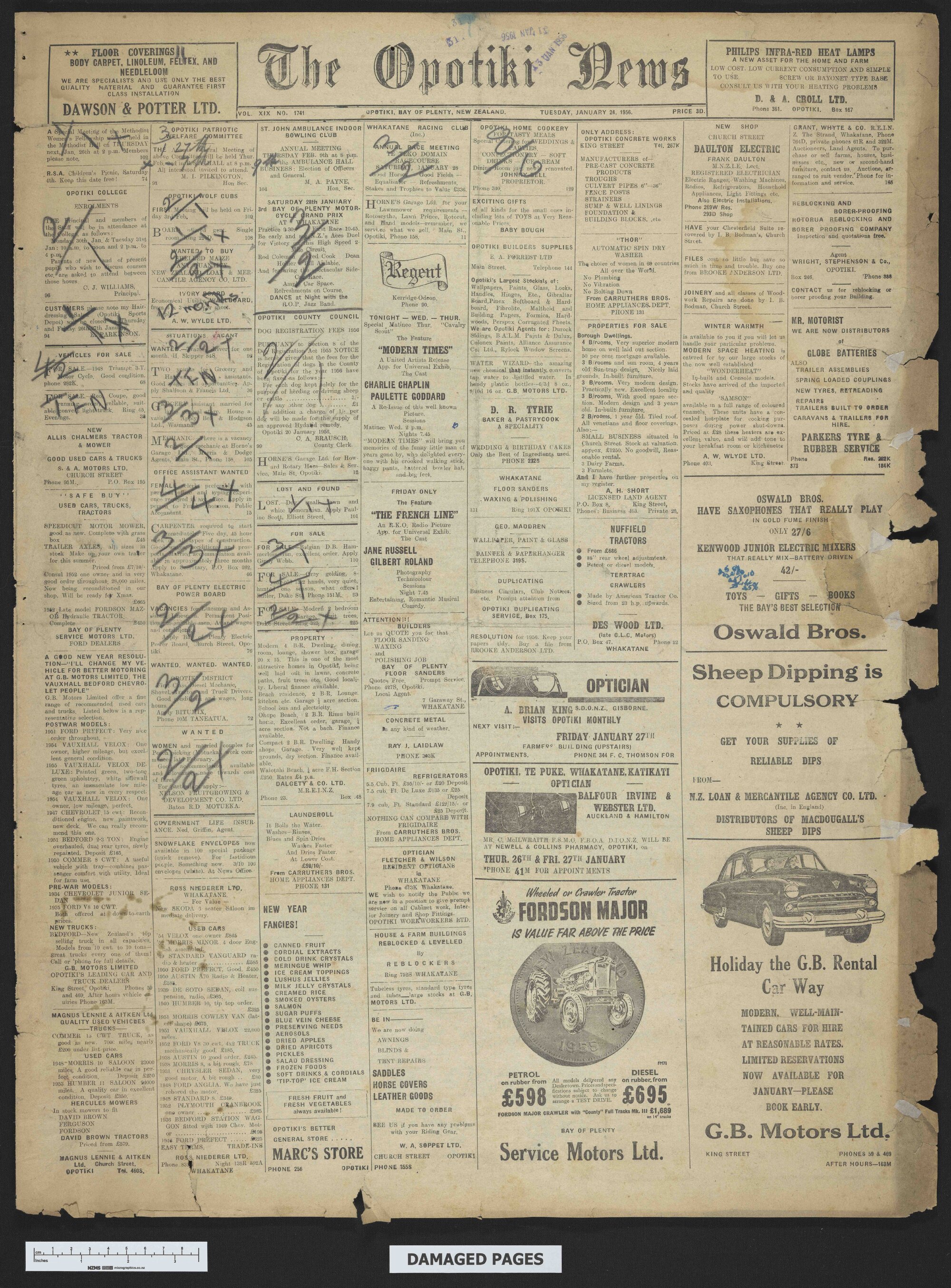 1956-01-24 Opotiki News