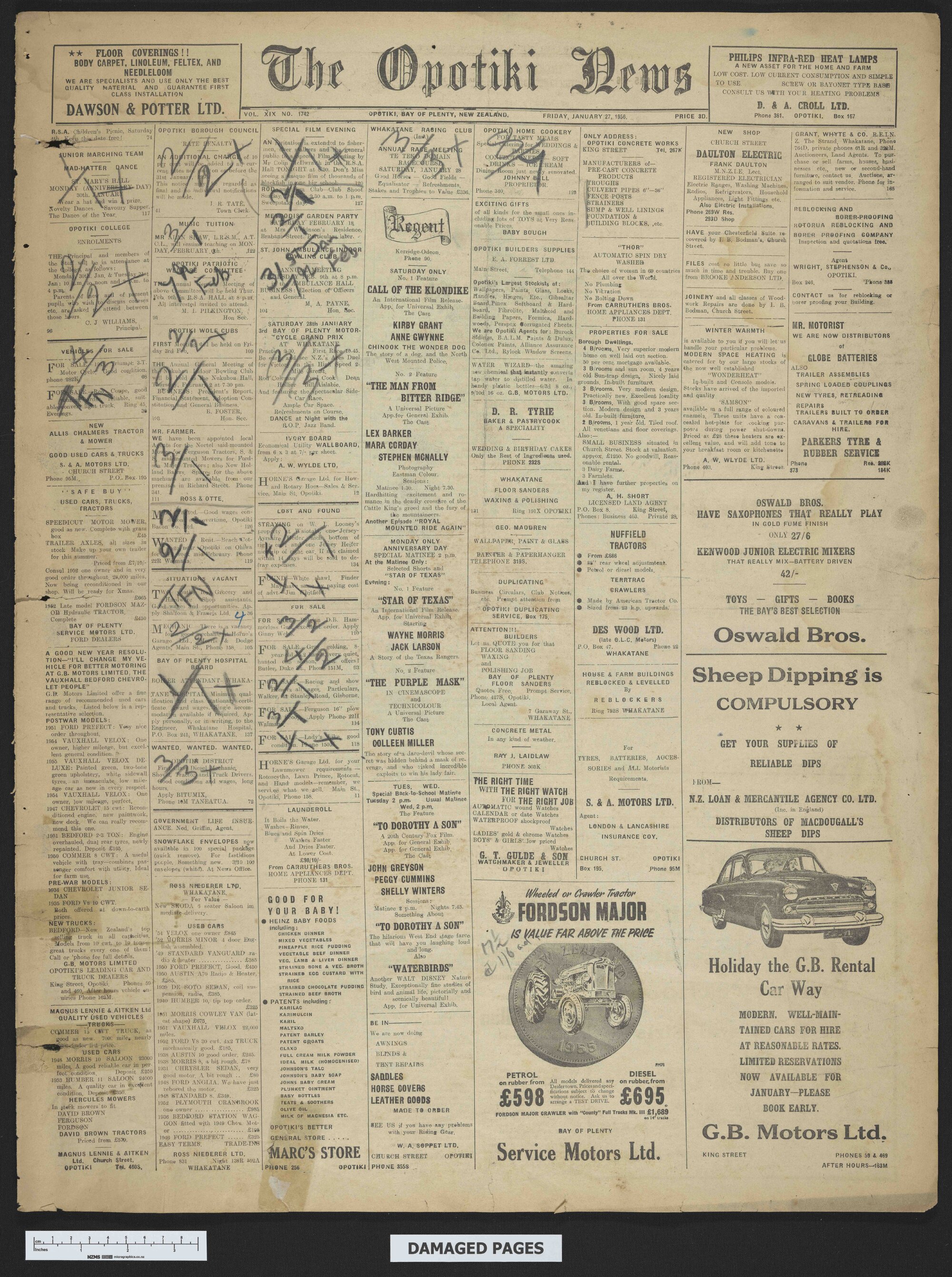 1956-01-27 Opotiki News