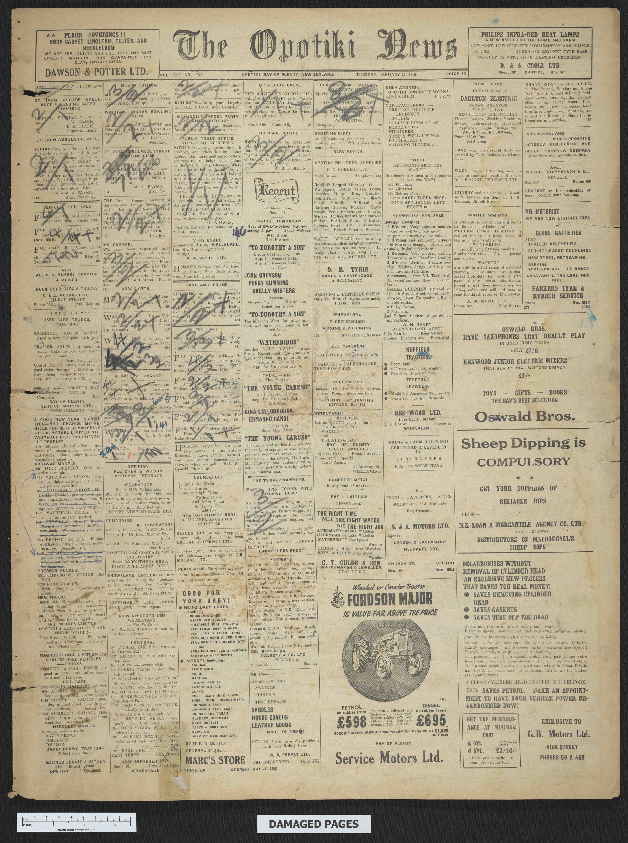 1956-01-31 Opotiki News