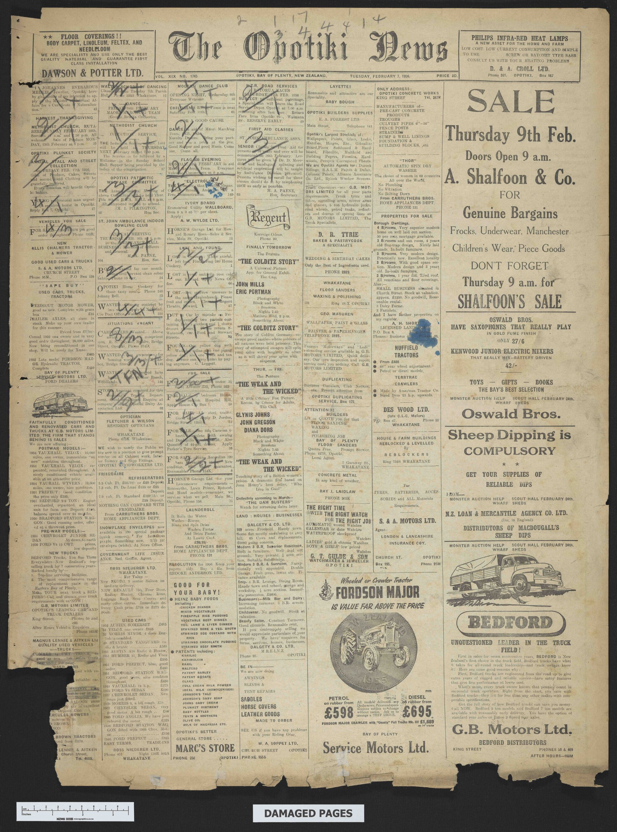 1956-02-07 Opotiki News