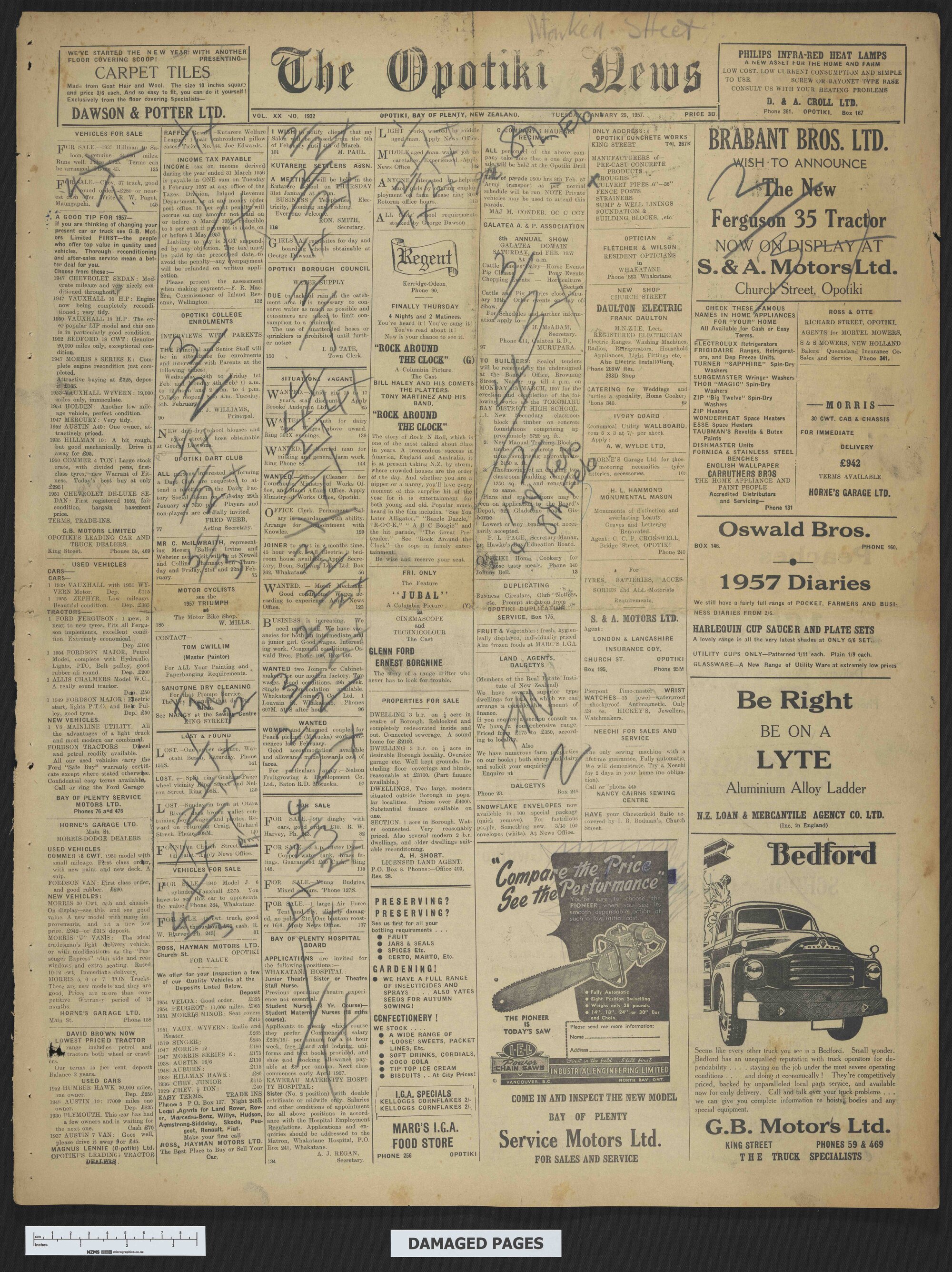 1957-01-29 Opotiki News