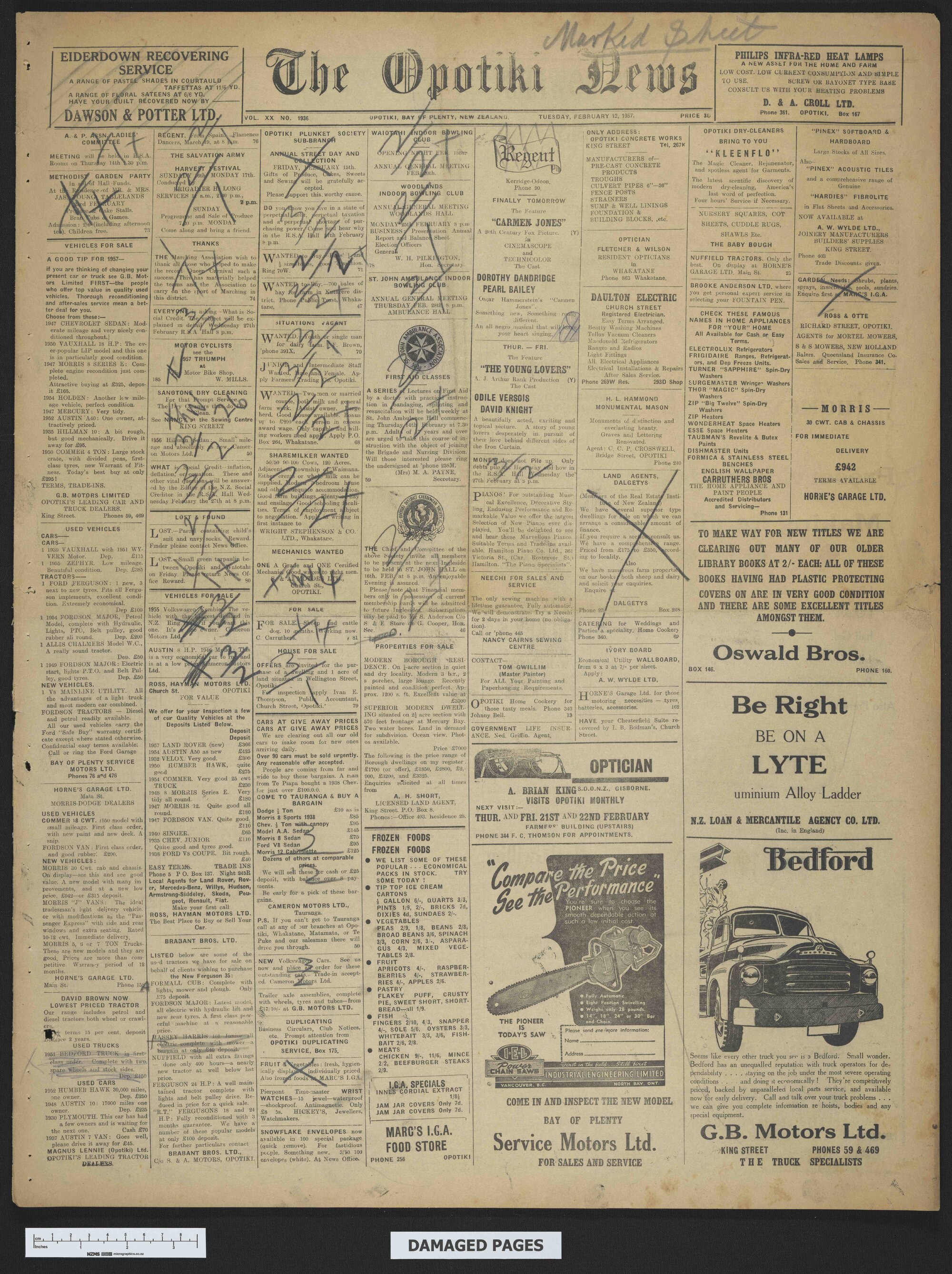 1957-02-12 Opotiki News