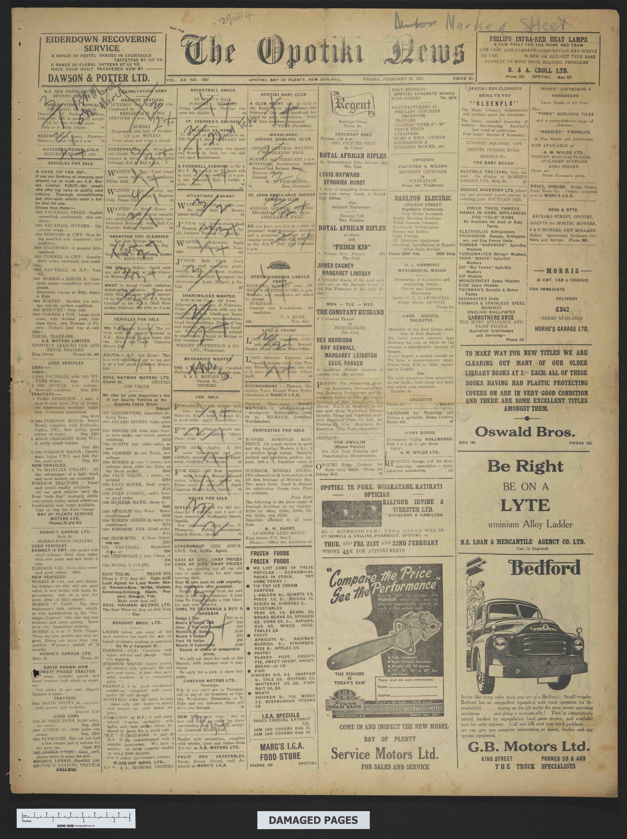 1957-02-15 Opotiki News