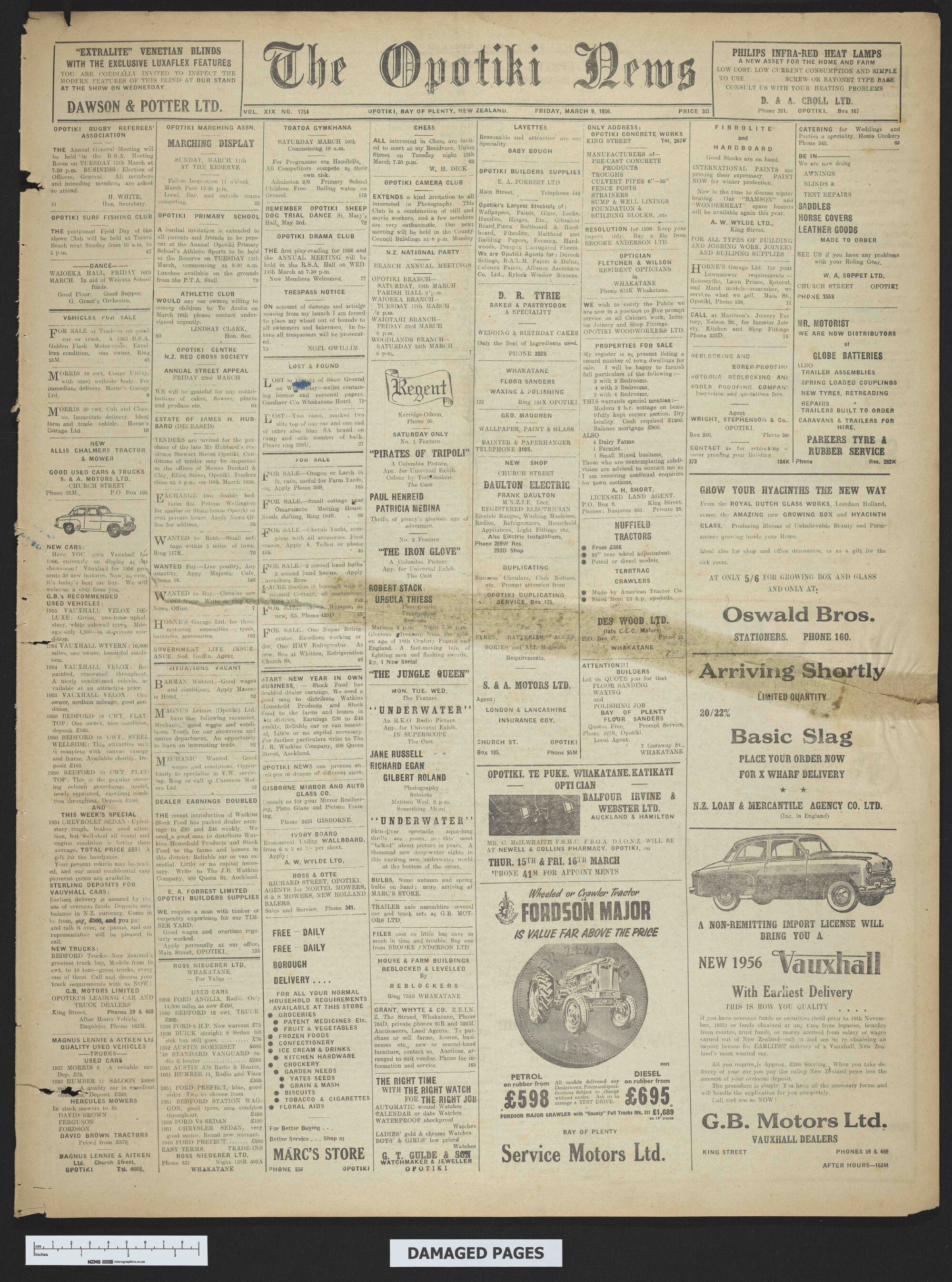 1956-03-09 Opotiki News