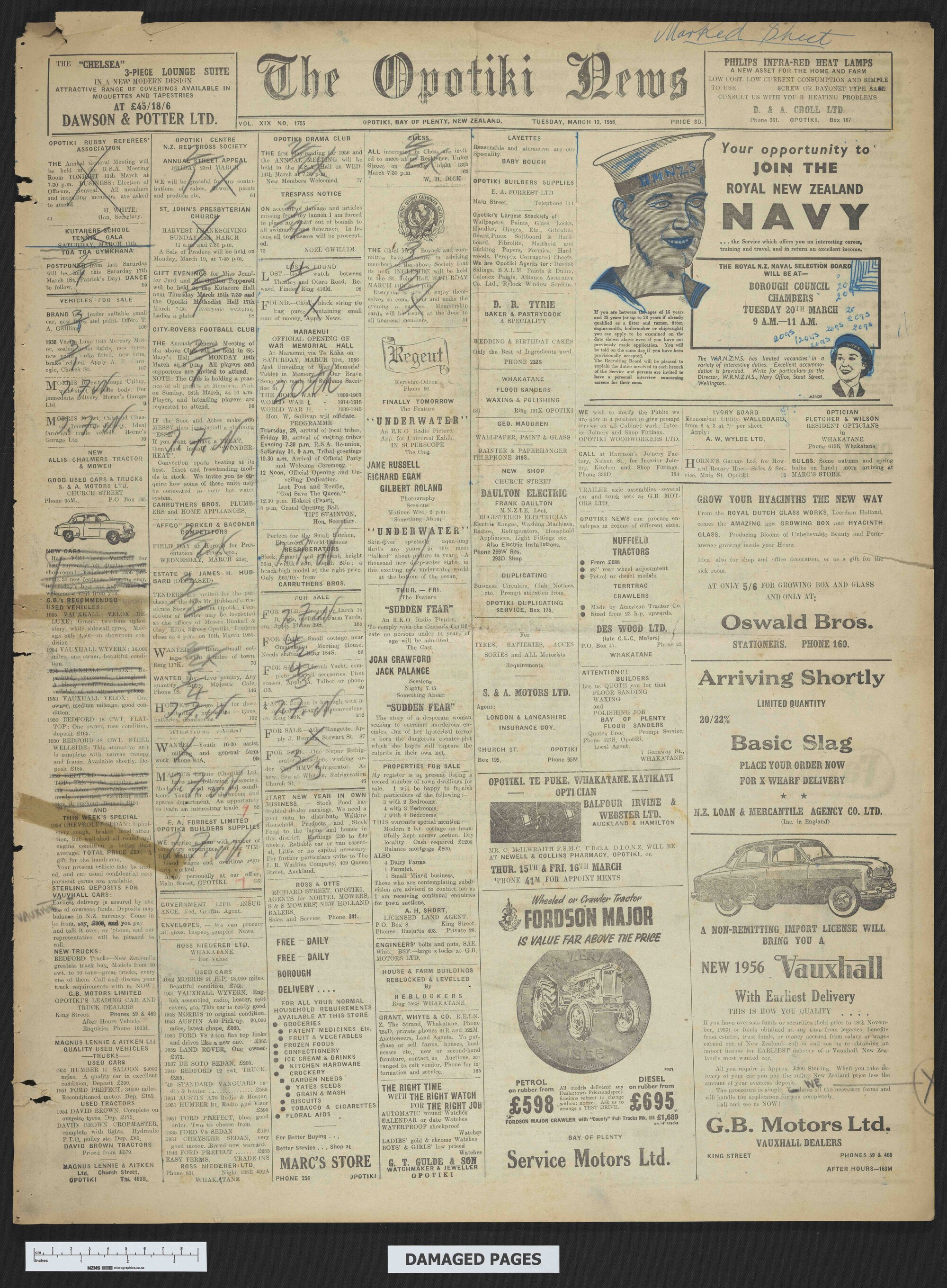 1956-03-13 Opotiki News