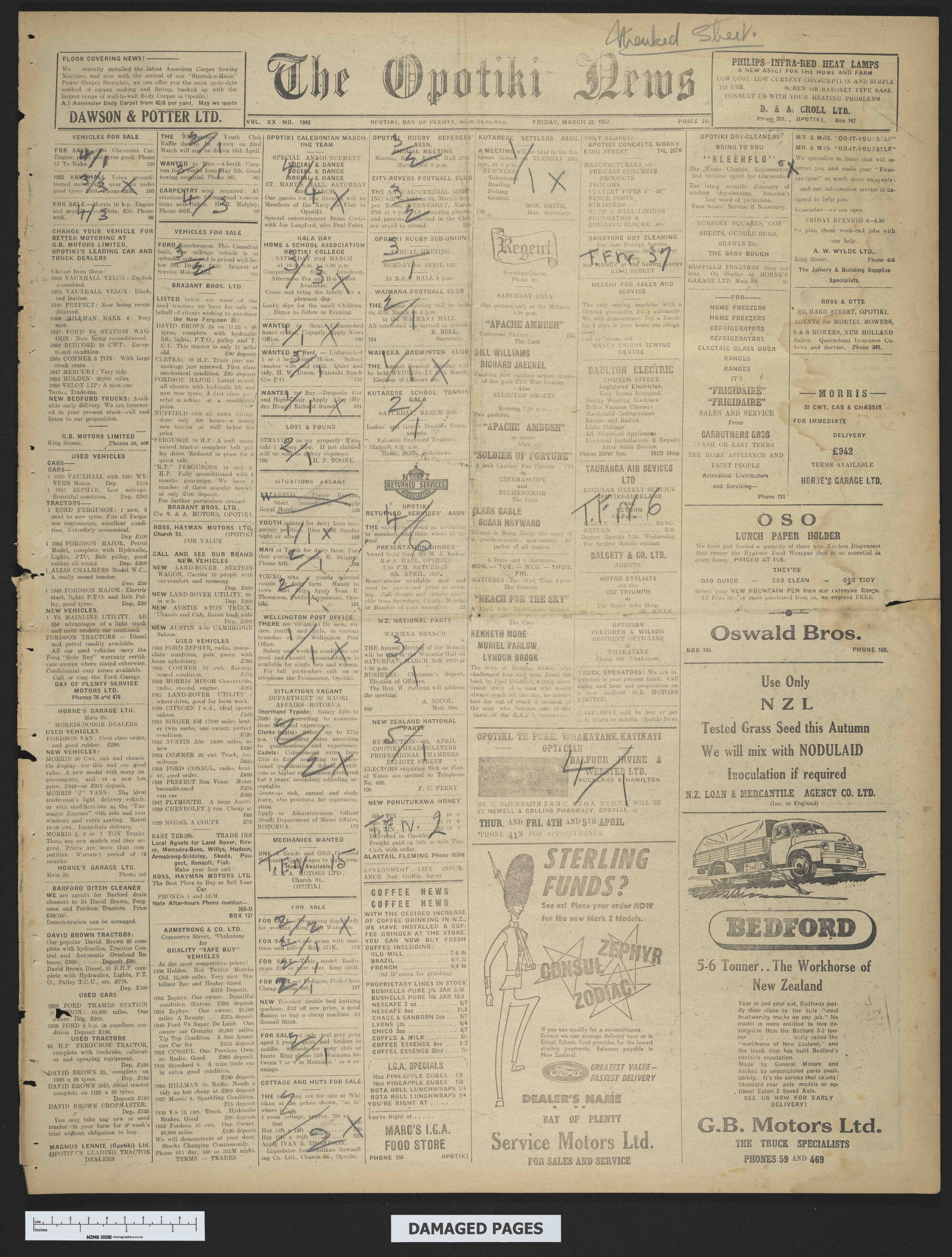1957-03-22 Opotiki News