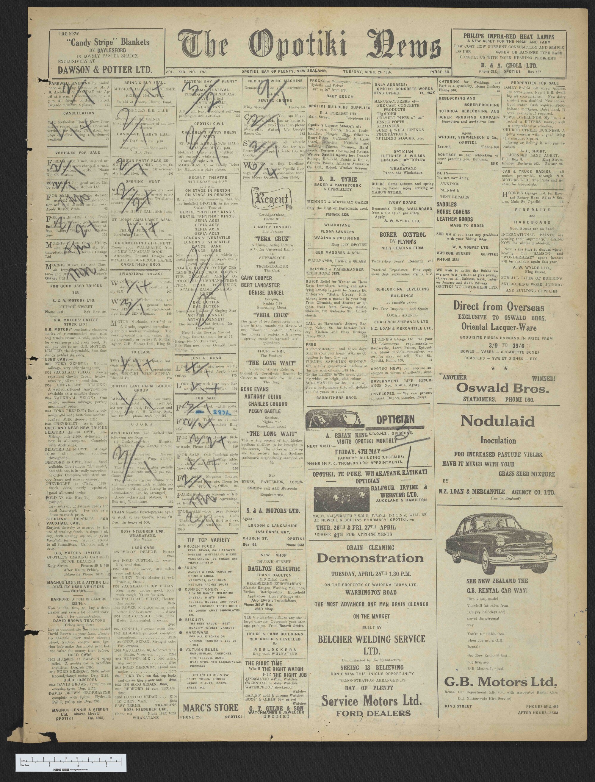 1956-04-24 Opotiki News