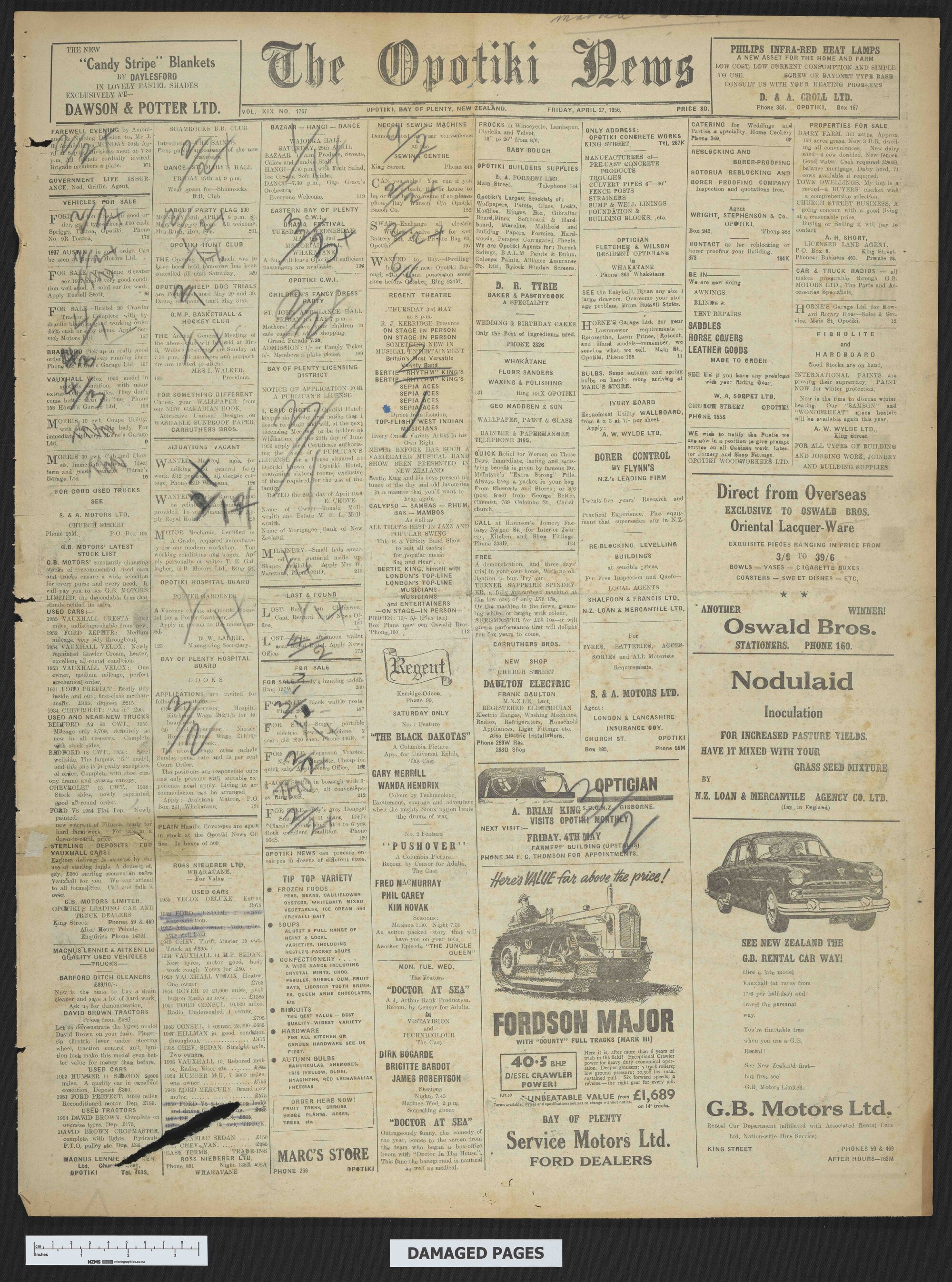 1956-04-27 Opotiki News