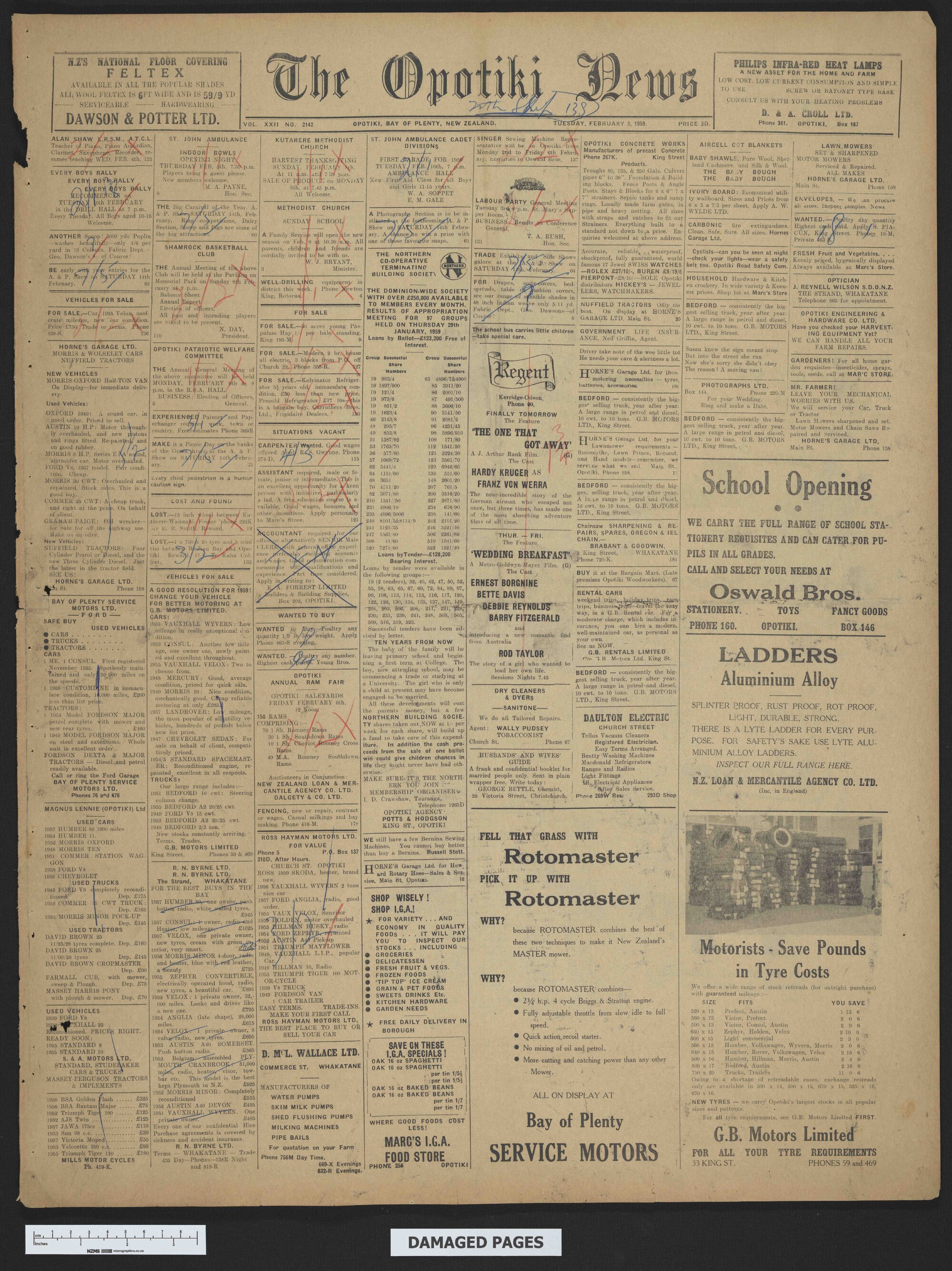 1959-02-03 Opotiki News