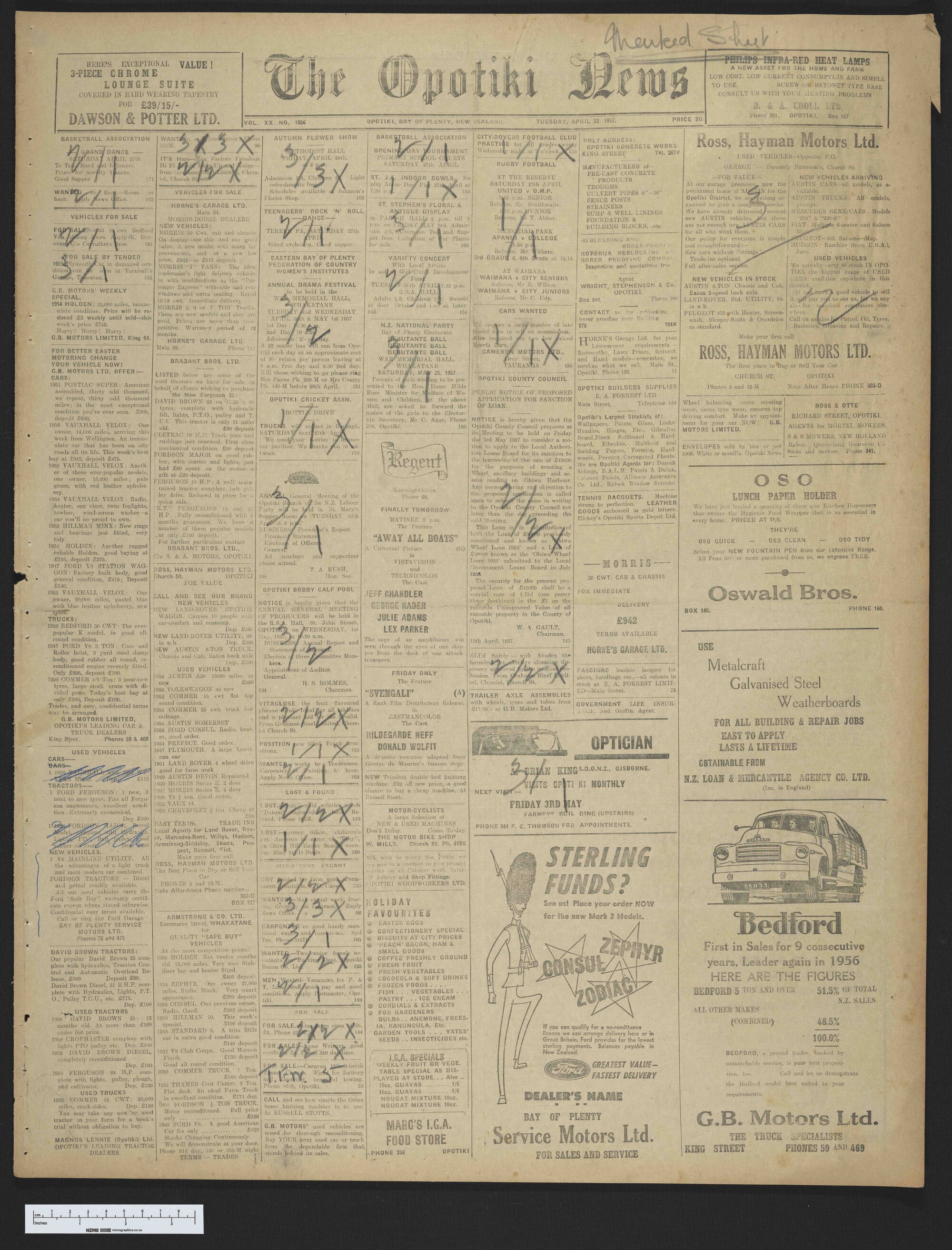 1957-04-23 Opotiki News