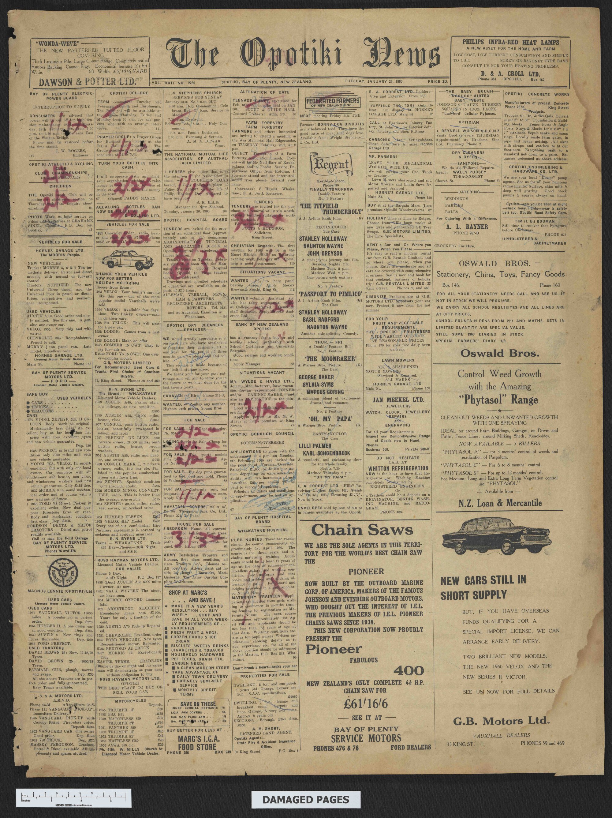 1960-01-26 Opotiki News