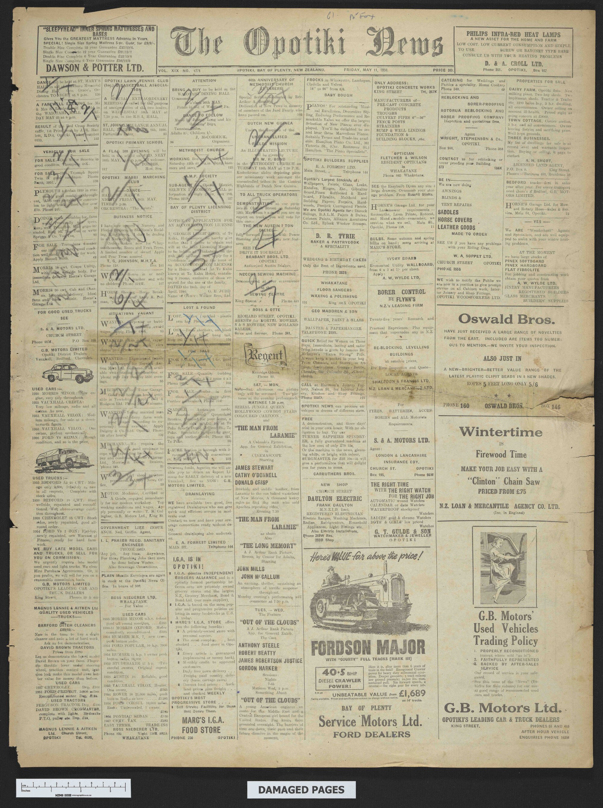 1956-05-11 Opotiki News