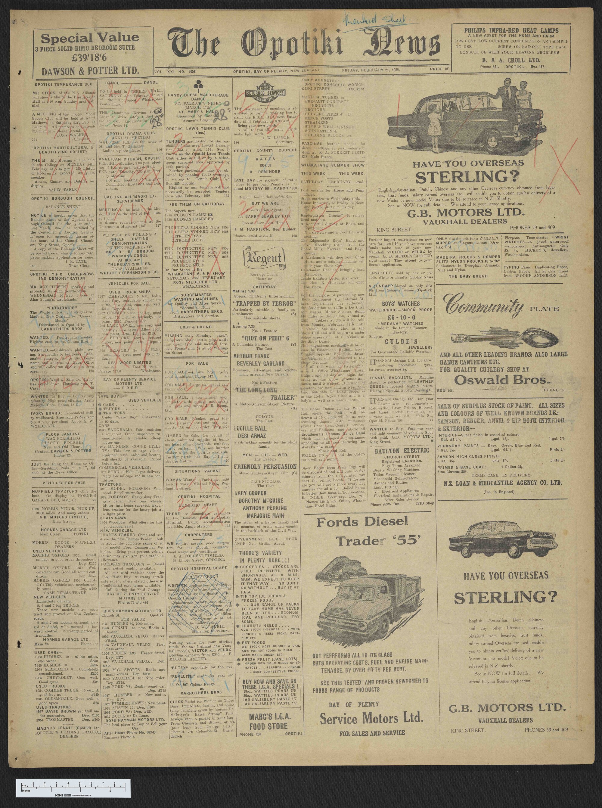 1958-02-21 Opotiki News